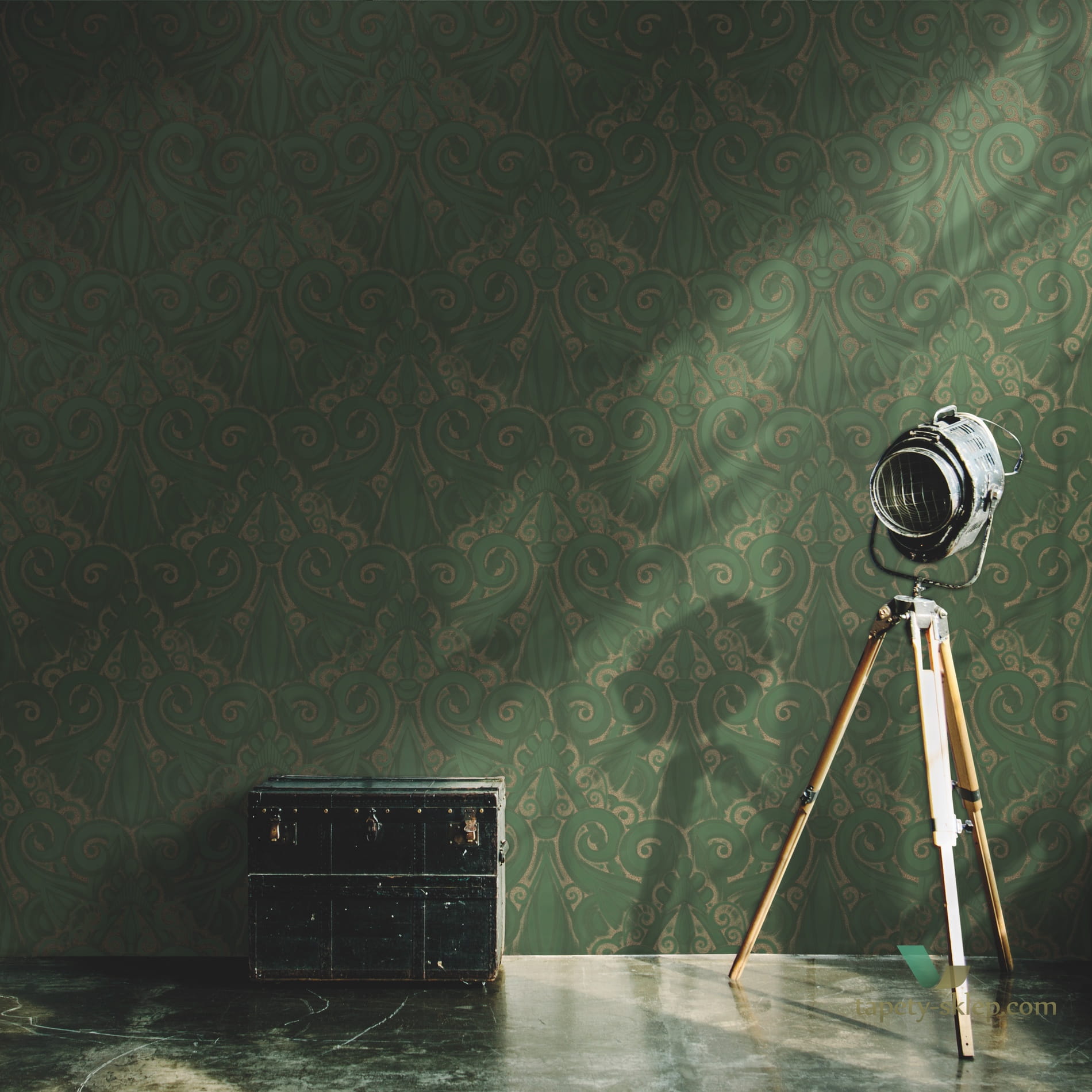 Tapeta Tiffany CH107 Art Deco Chameleon