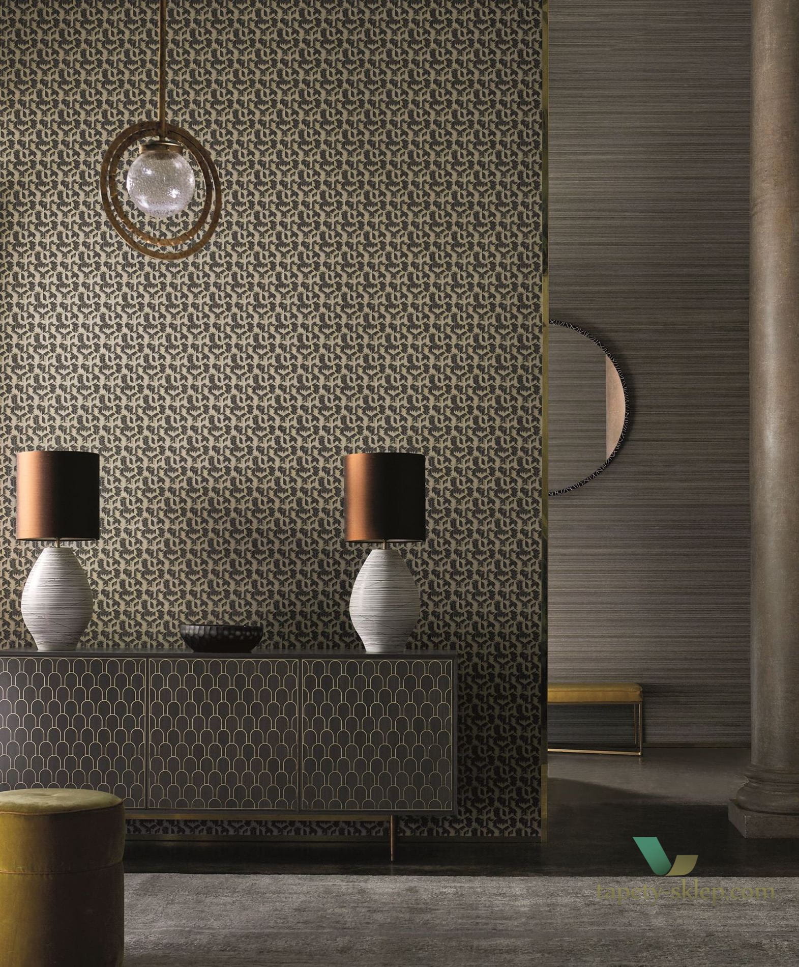 Tapeta Zoffany 312891 Tumbling Blocks Rhombi