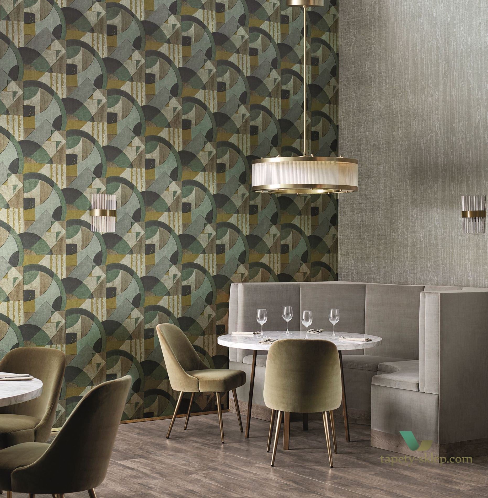 Tapeta Zoffany 312887 Abstract 1928 Rhombi