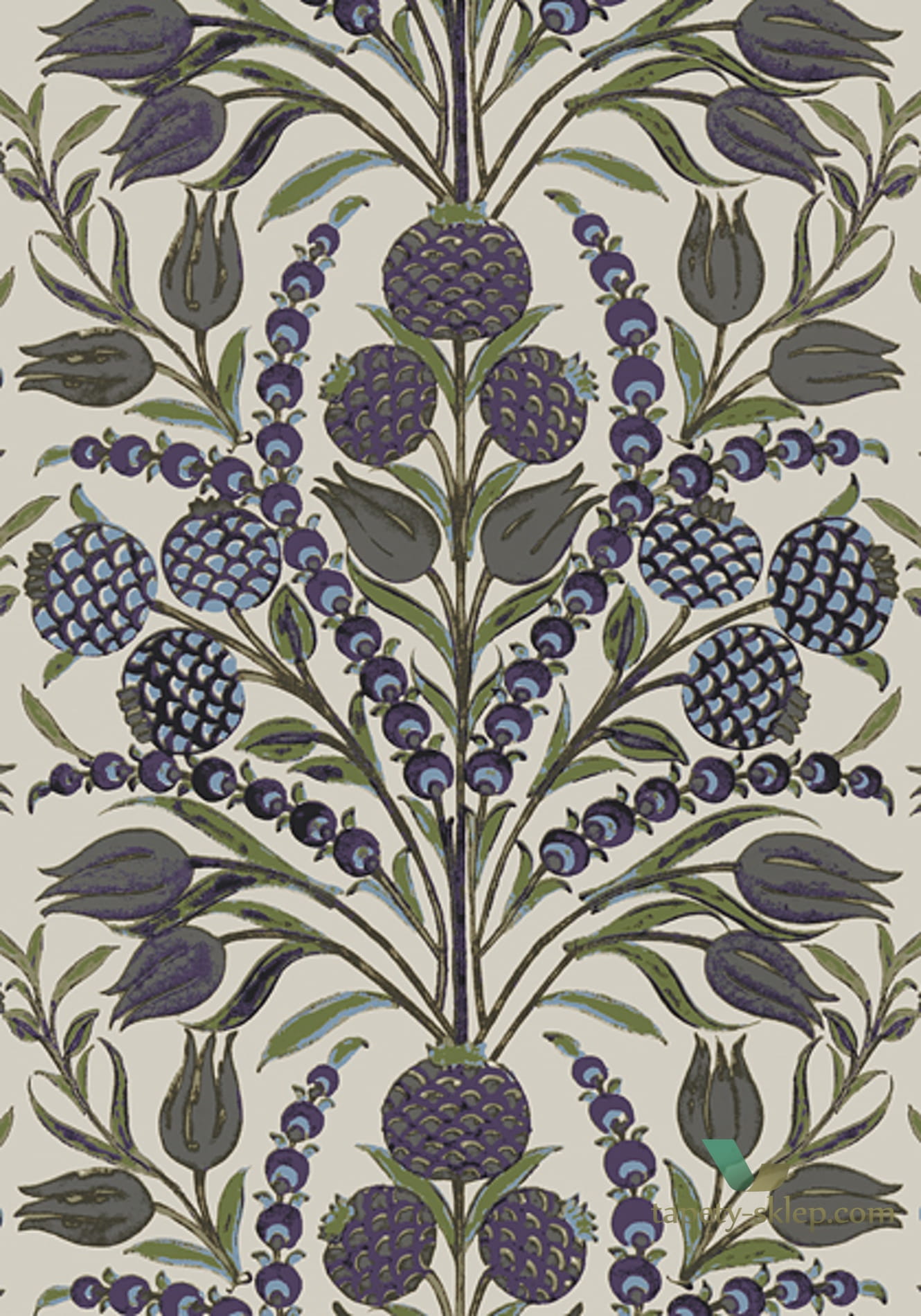 Tapeta Thibaut T72600 Corneila Chestnut Hill
