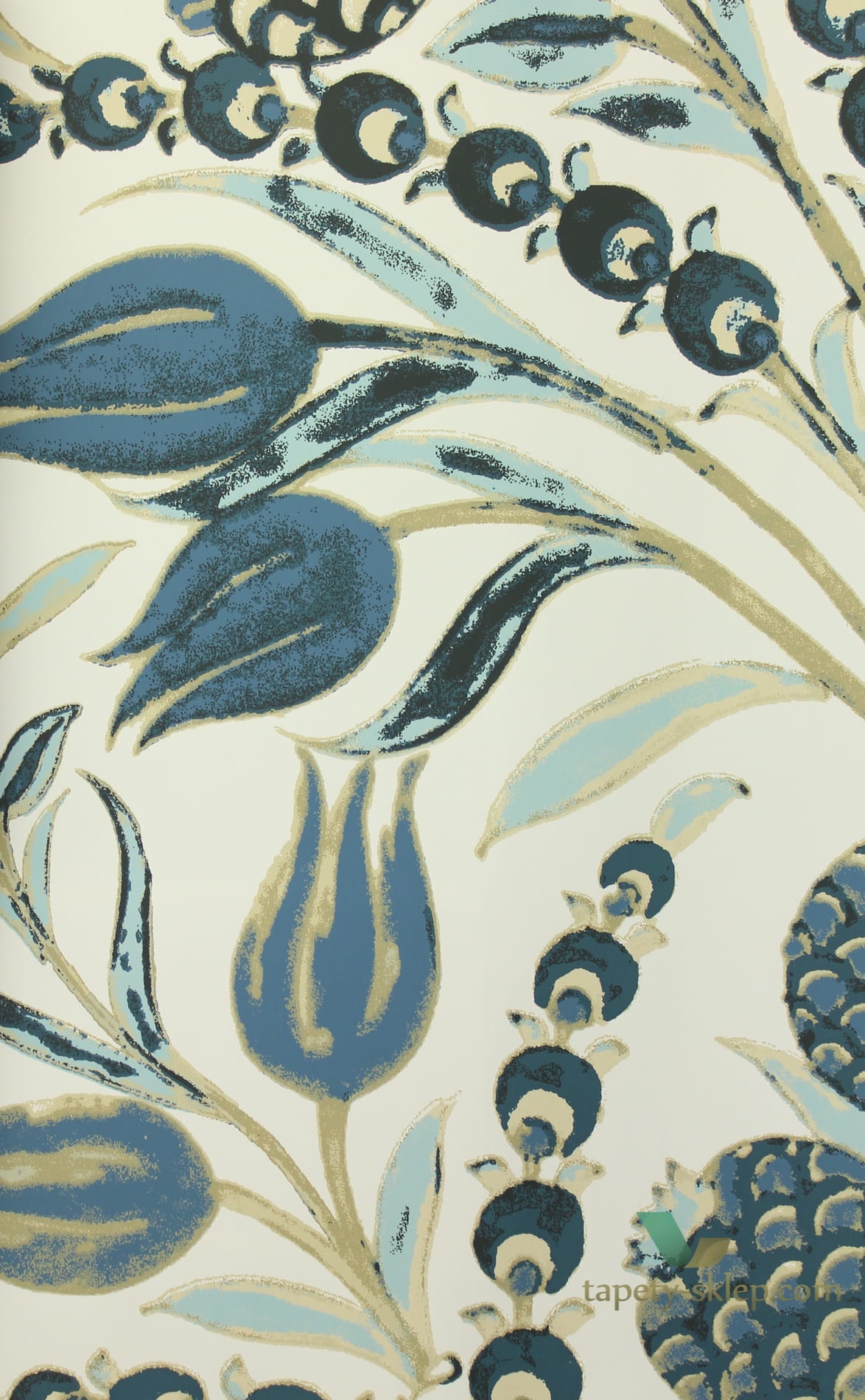 Tapeta Thibaut T72602 Corneila Chestnut Hill