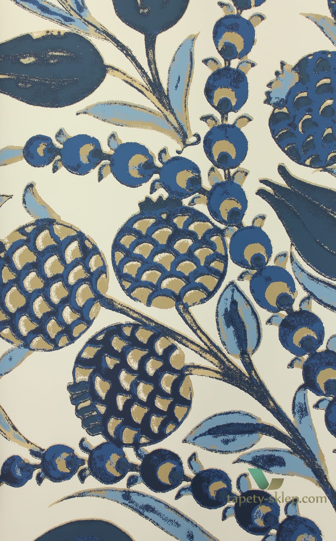 Tapeta Thibaut T72603 Corneila Chestnut Hill