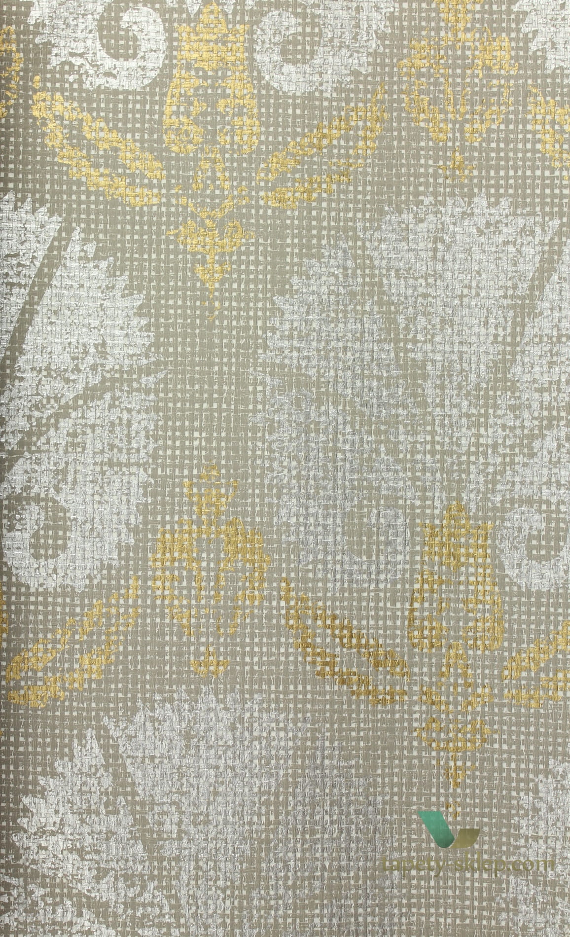 Tapeta Thibaut T72610 Turkish Damask Chestnut Hill