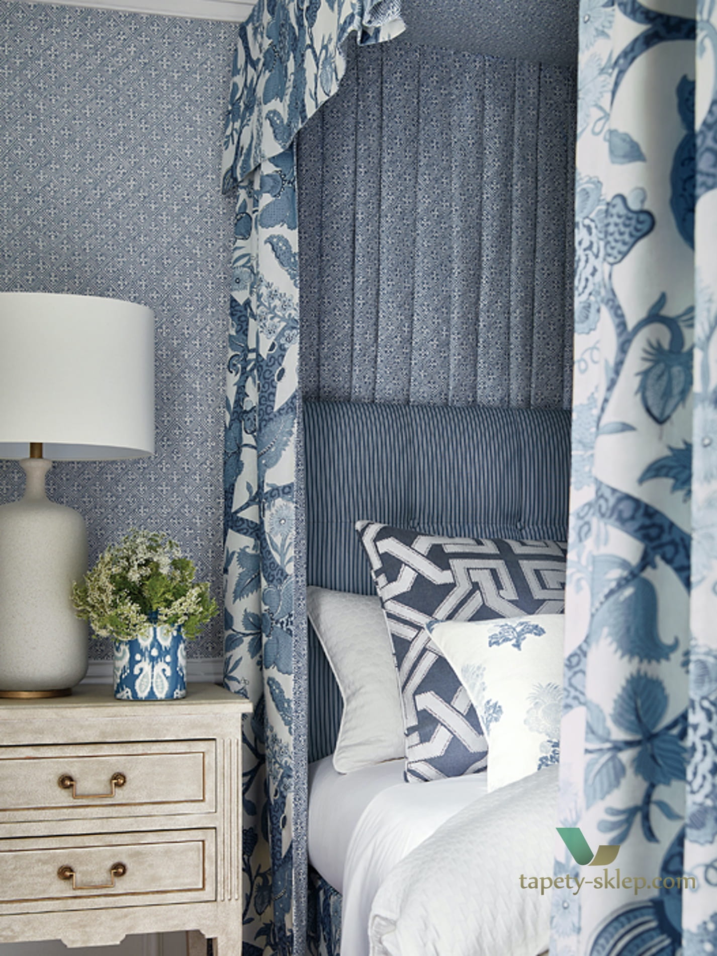 Tapeta Thibaut T72619 Laos Chestnut Hill