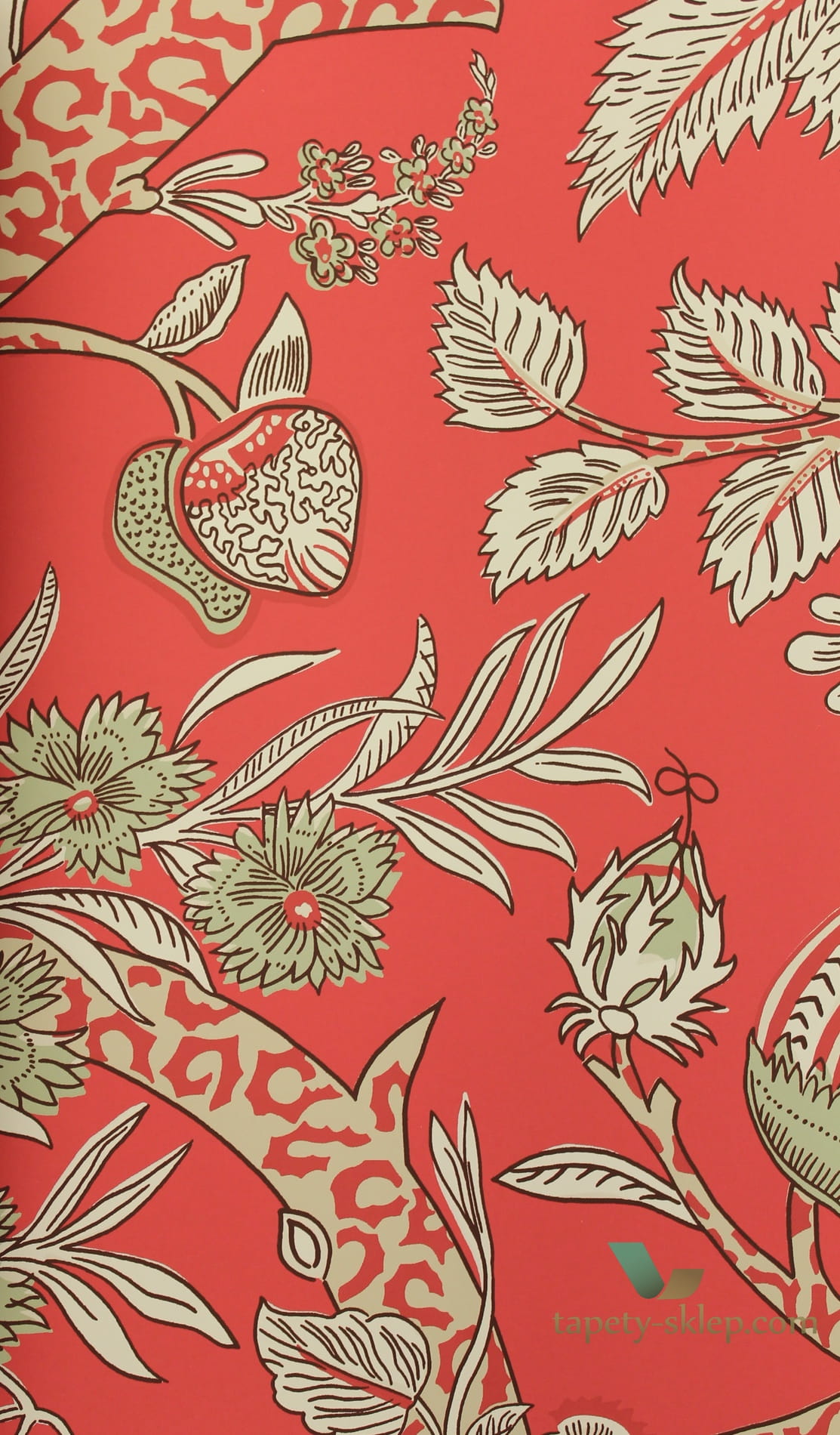 Tapeta Thibaut T72620 Macbeth Chestnut Hill