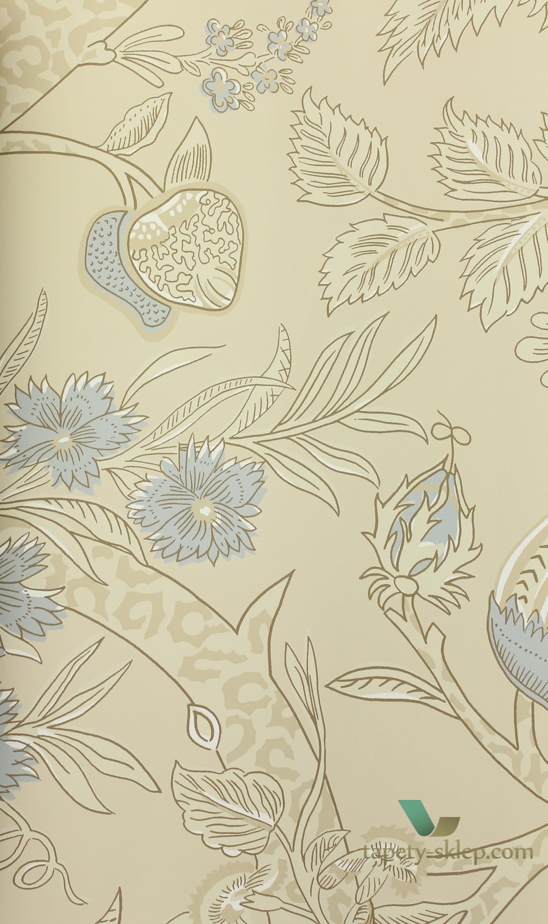 Tapeta Thibaut T72622 Macbeth Chestnut Hill