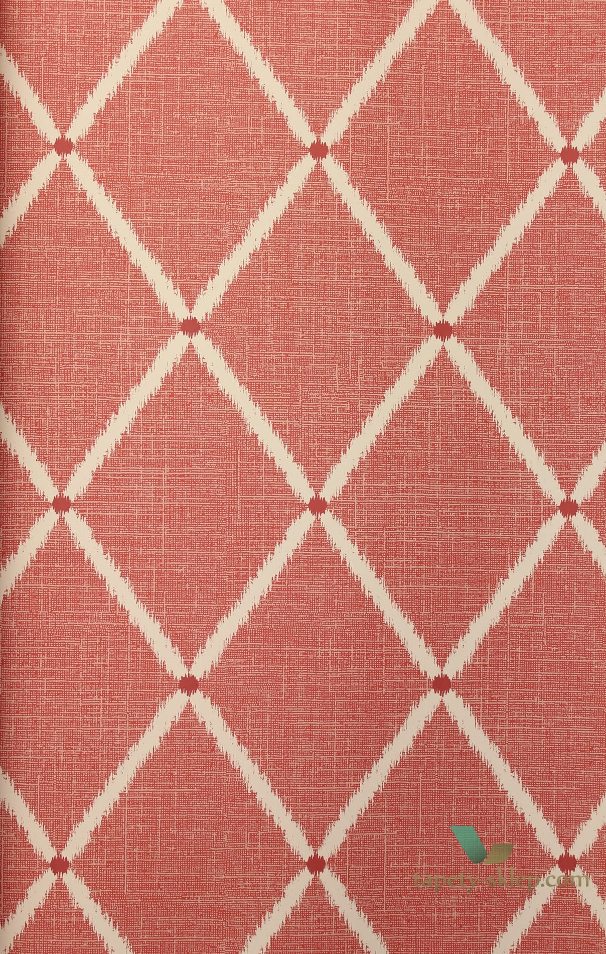 Tapeta Thibaut T72637 Pompton Trellis Chestnut Hill