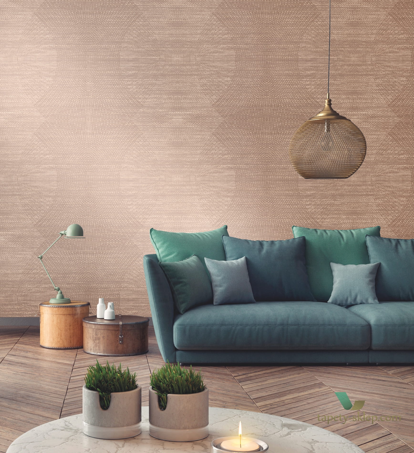 Tapeta KATA KA105 Mandara Silver Mine Texam