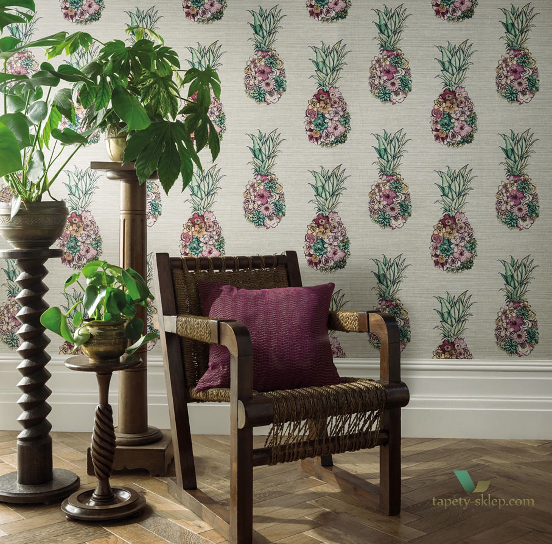 Tapeta Matthew Williamson W7266-01 Ananas Deya