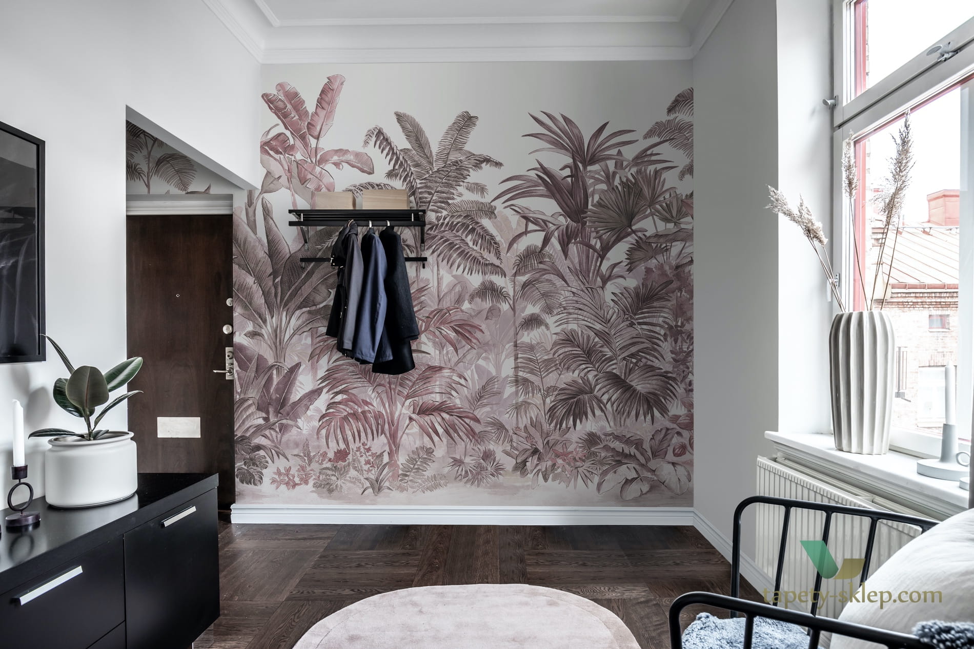 Fototapeta Rebel Walls R15903 Pride Palms Plum