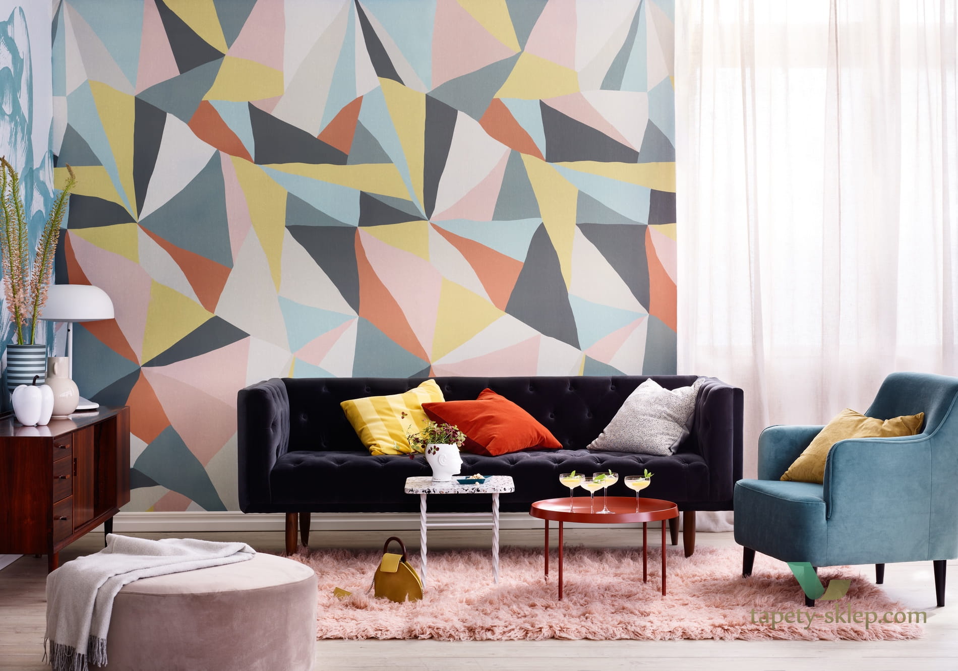 Fototapeta Rebel Walls R16681 Retro Geometry