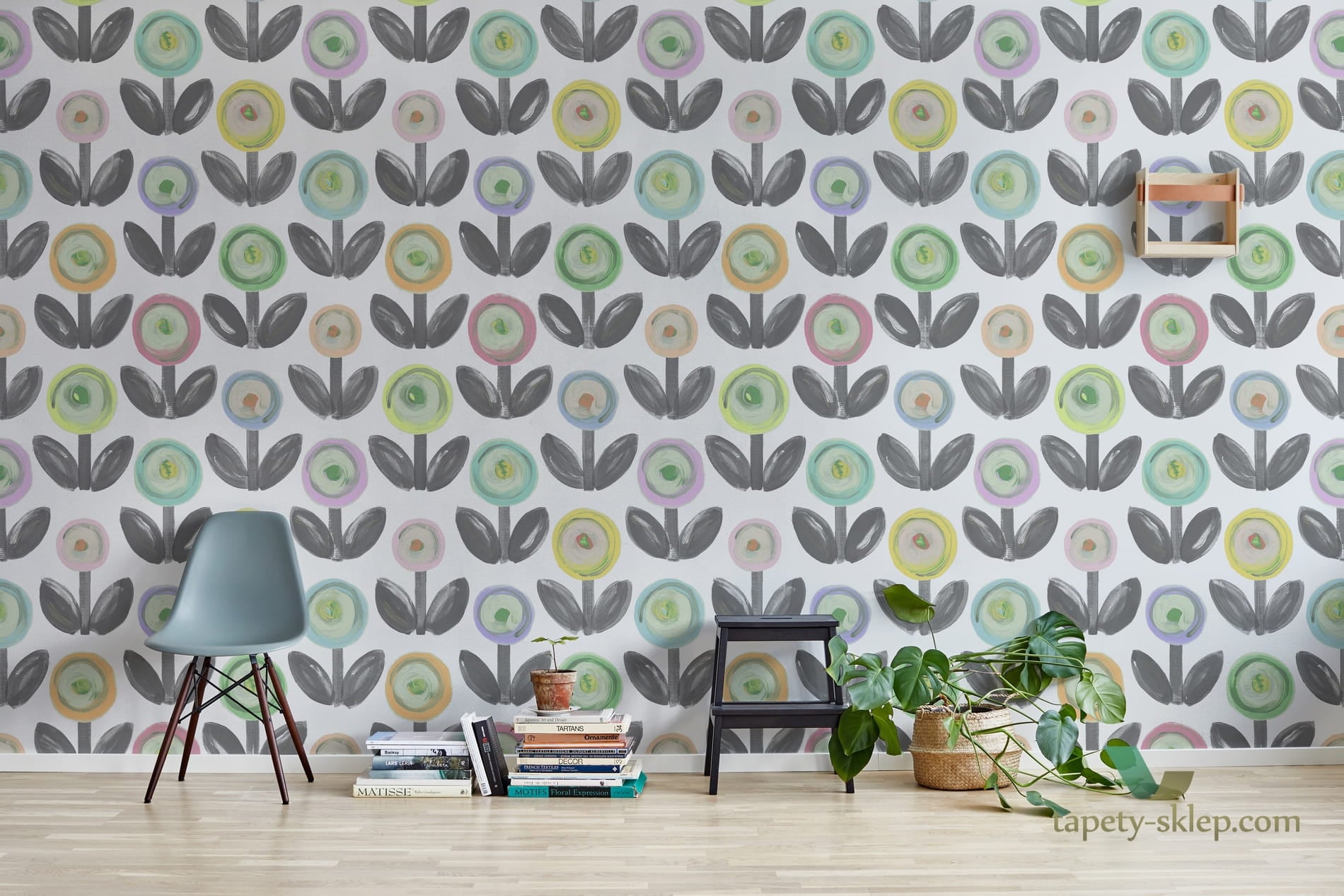 Fototapeta Rebel Walls R16712 Flower Parade Licorice