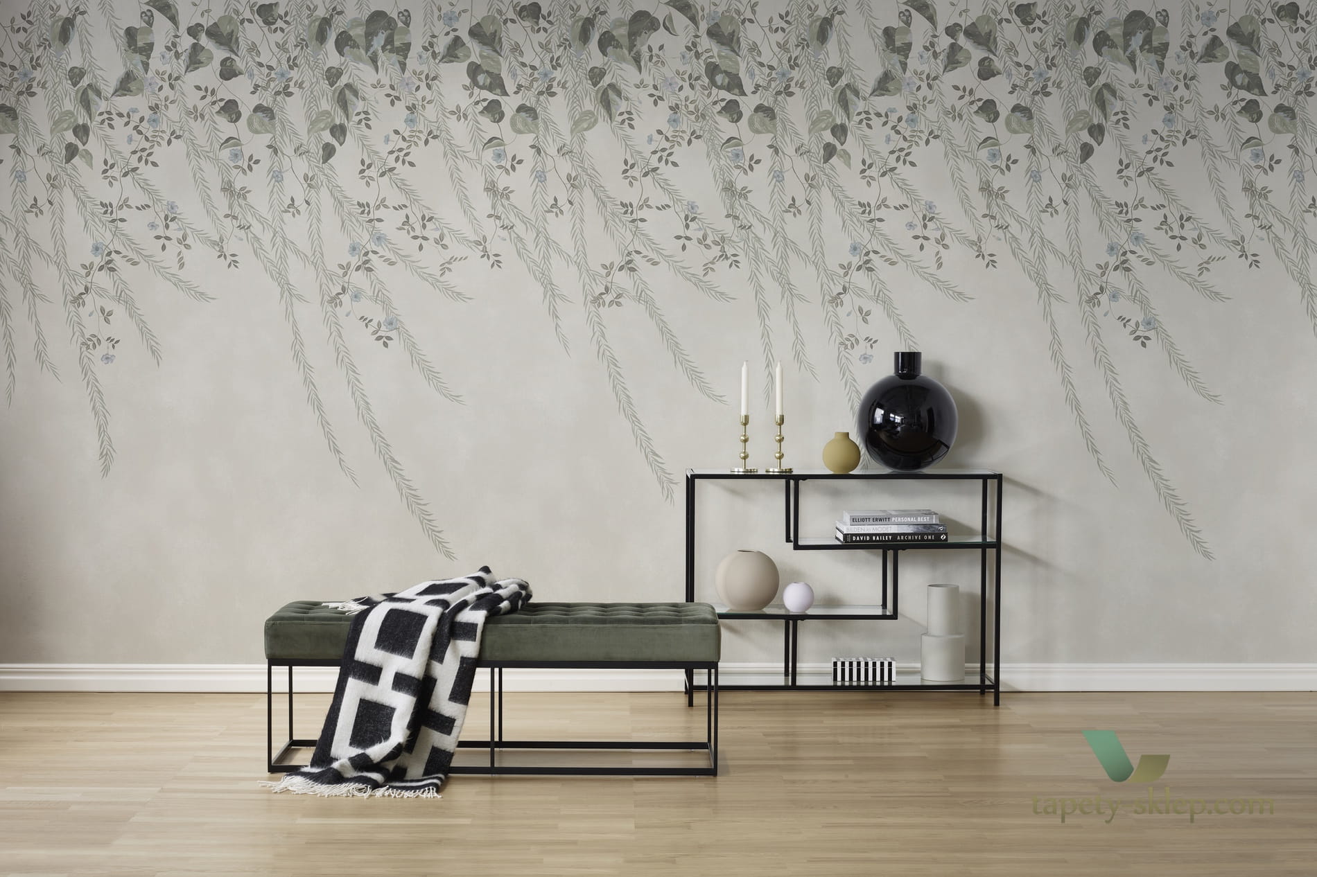 Fototapeta Rebel Walls R16781 Lush Foliage Sage Tint