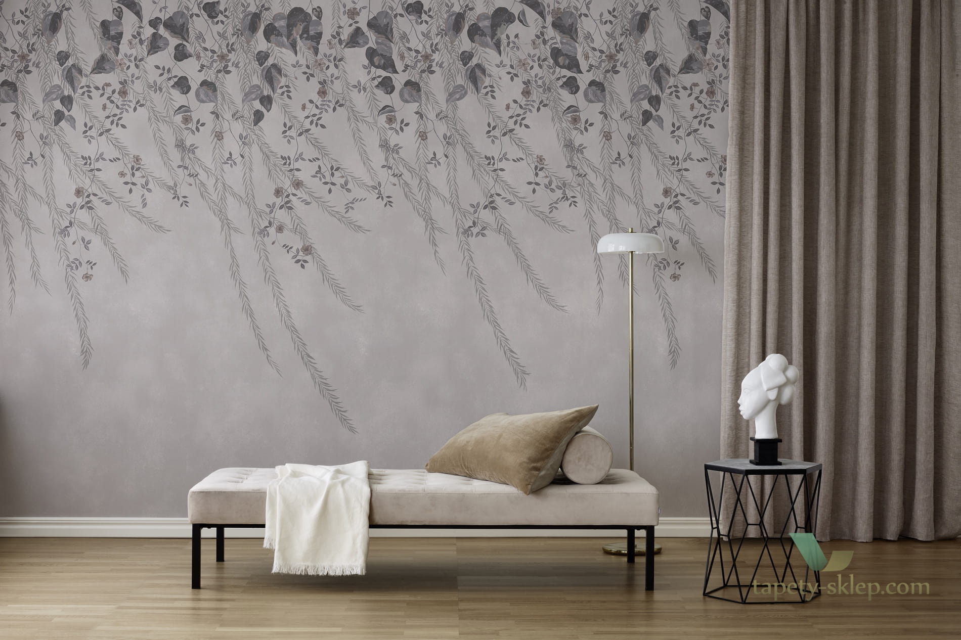 Fototapeta Rebel Walls R16782 Lush Foliage Rose Dust