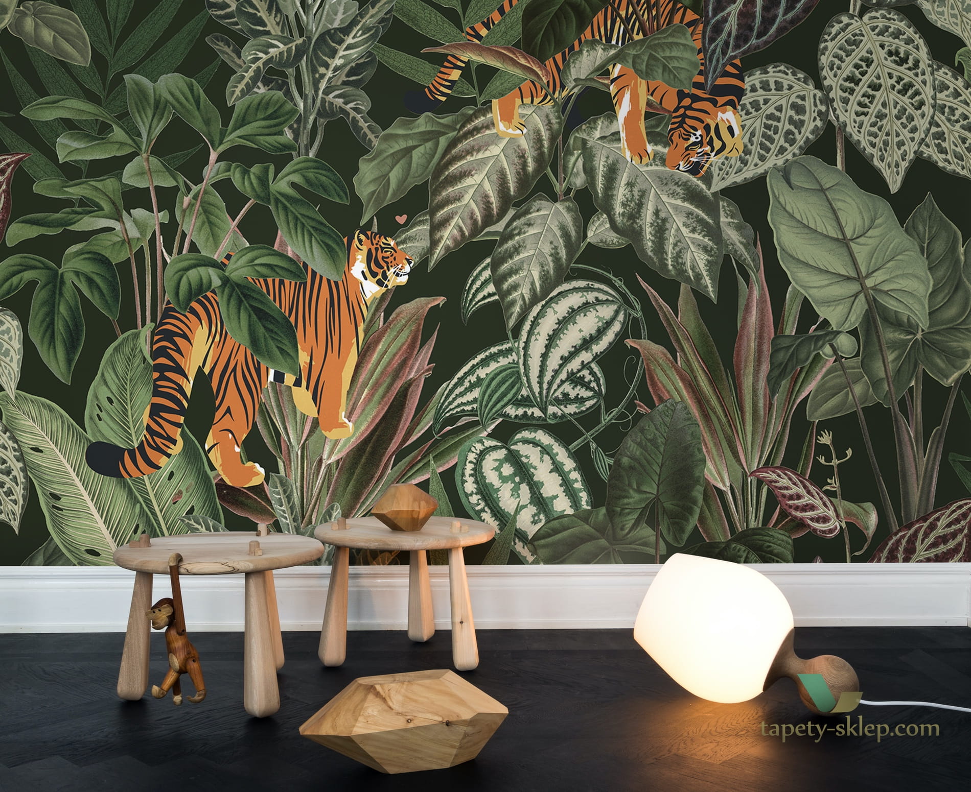 Fototapeta Rebel Walls R16812 Mischievous Tigers Lush