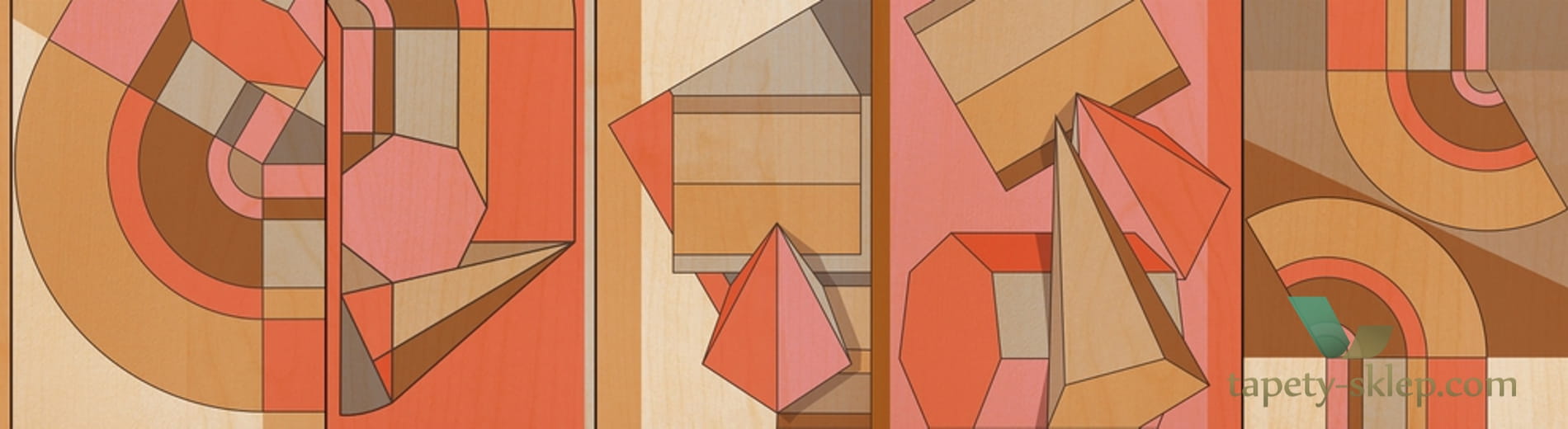 Fototapeta Wall&Deco WDOR2001 Ortogonale Contemporary 2020