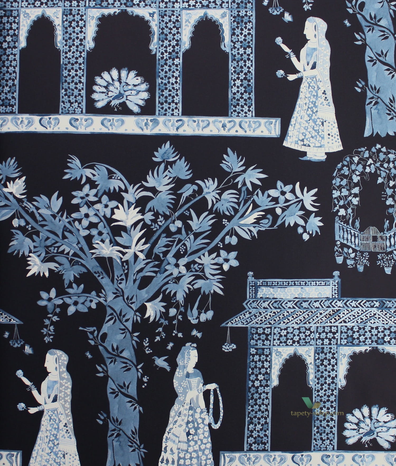 Tapeta Nina Campbell NCW4272-01 Coromandel