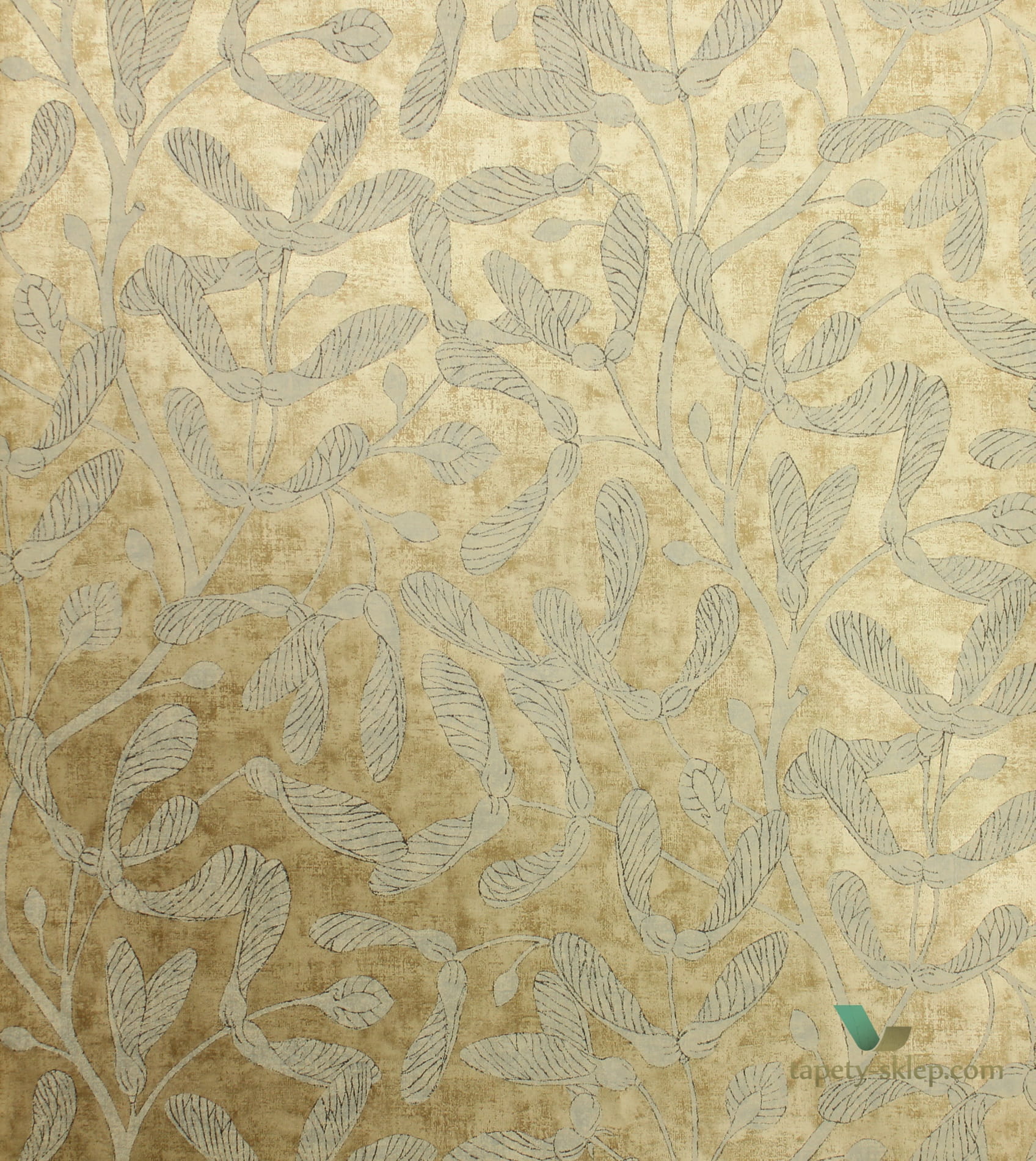 Tapeta z roślinnym wzorem Sanderson 216499 Sycamore Trail