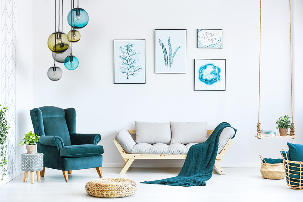Lampa wisząca BACAN Famlight 6 kul