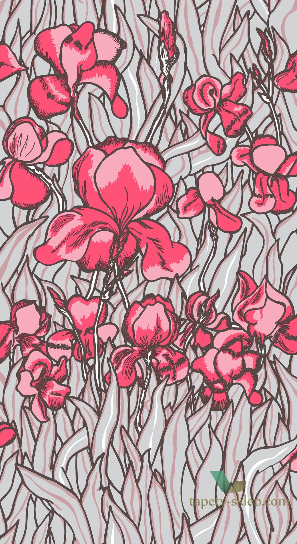 Tapeta Kwiaty Flavor Paper Arte FP1043 Iris