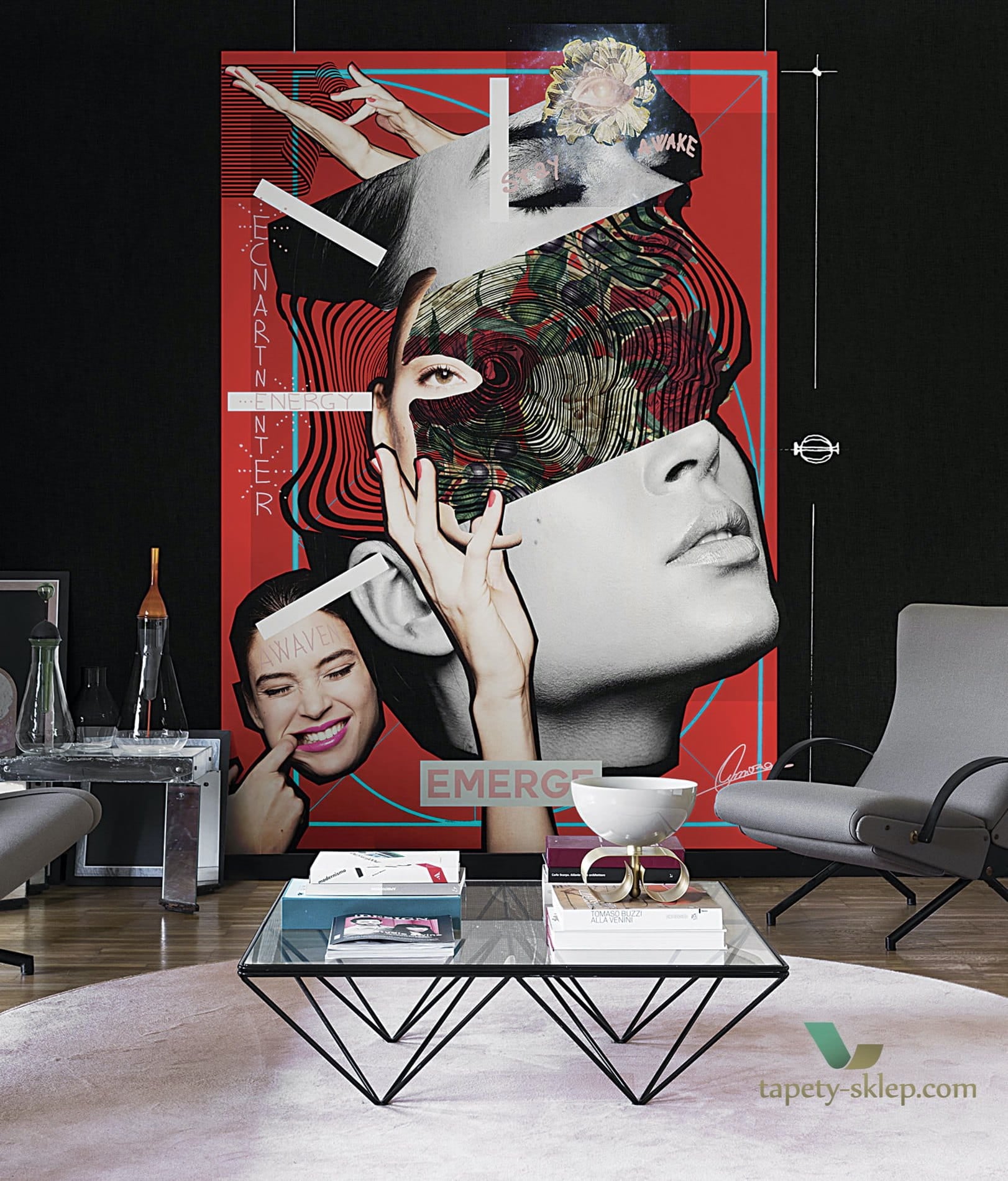 Tapeta London Art 18087 Collage