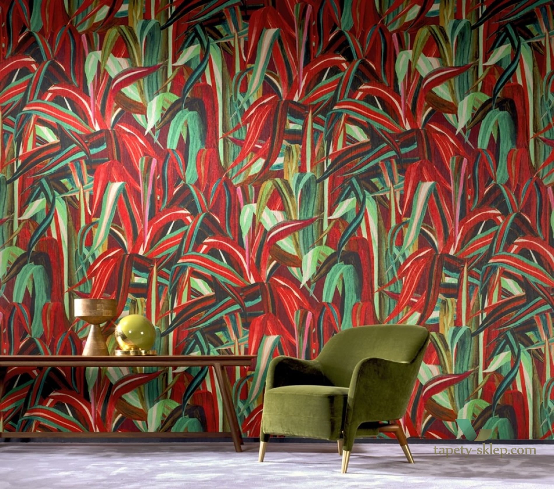 Tapeta naturalna w liście Arte Java 72012 Expedition