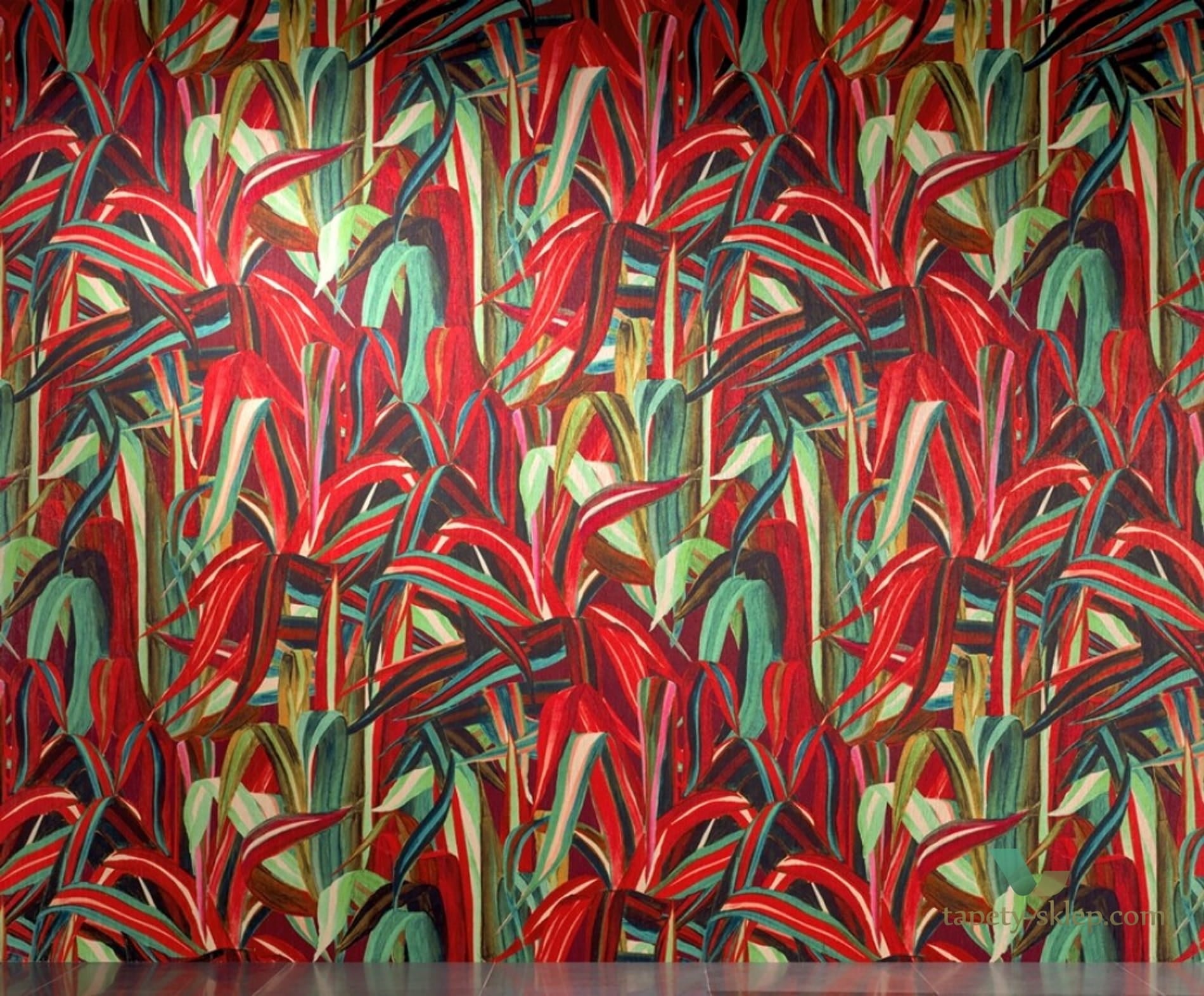 Tapeta naturalna w liście Arte Java 72012 Expedition