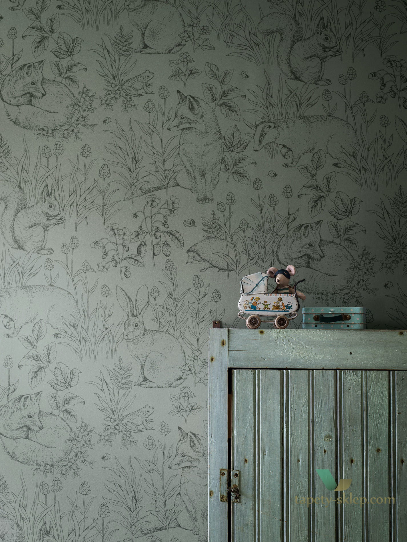 Tapeta leśne zwierzęta Newbie 7478 Forest Friends