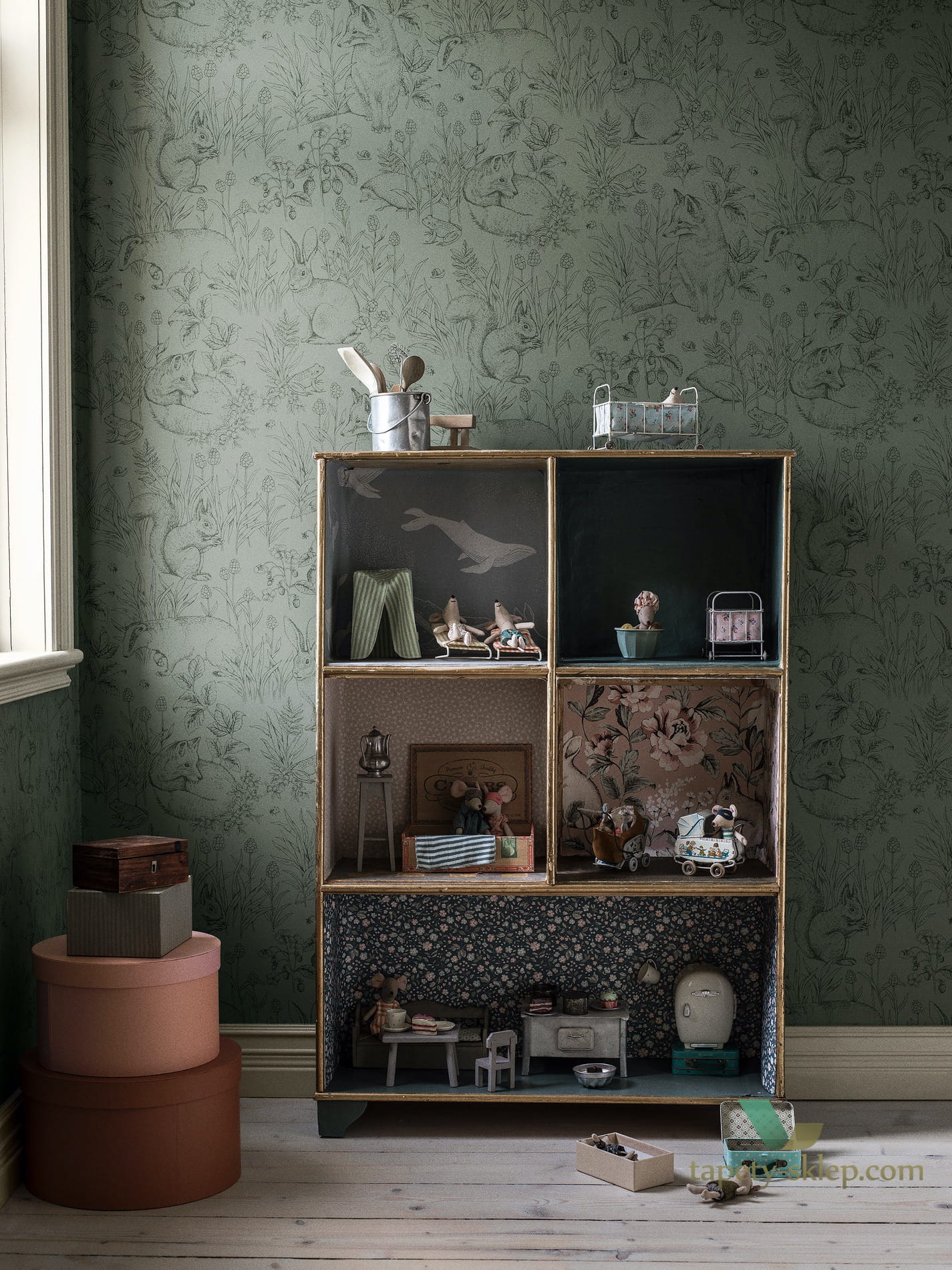 Tapeta leśne zwierzęta Newbie 7478 Forest Friends