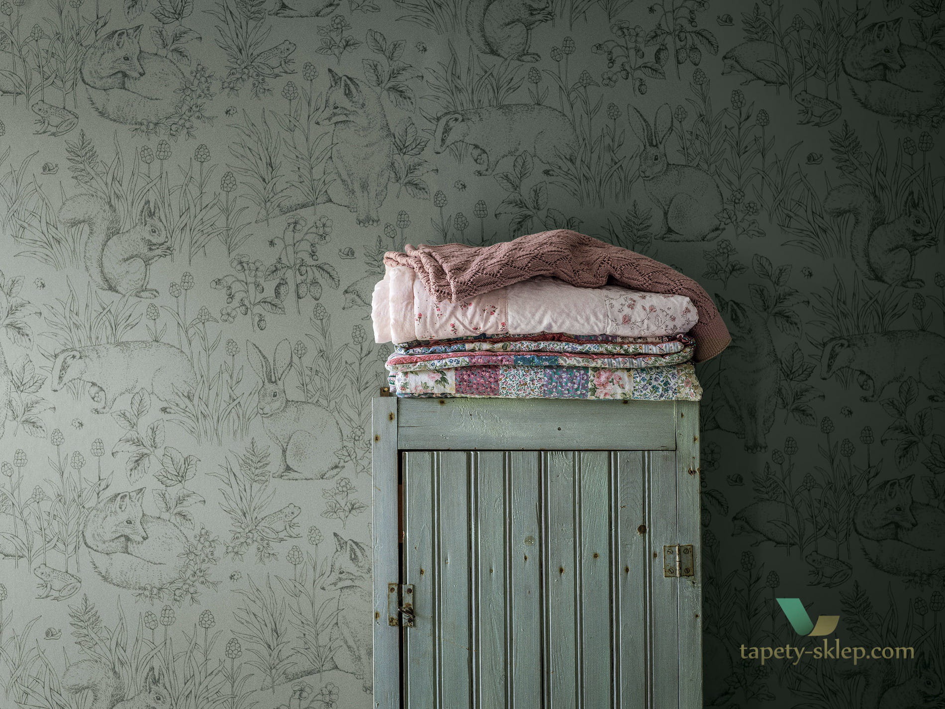 Tapeta leśne zwierzęta Newbie 7478 Forest Friends