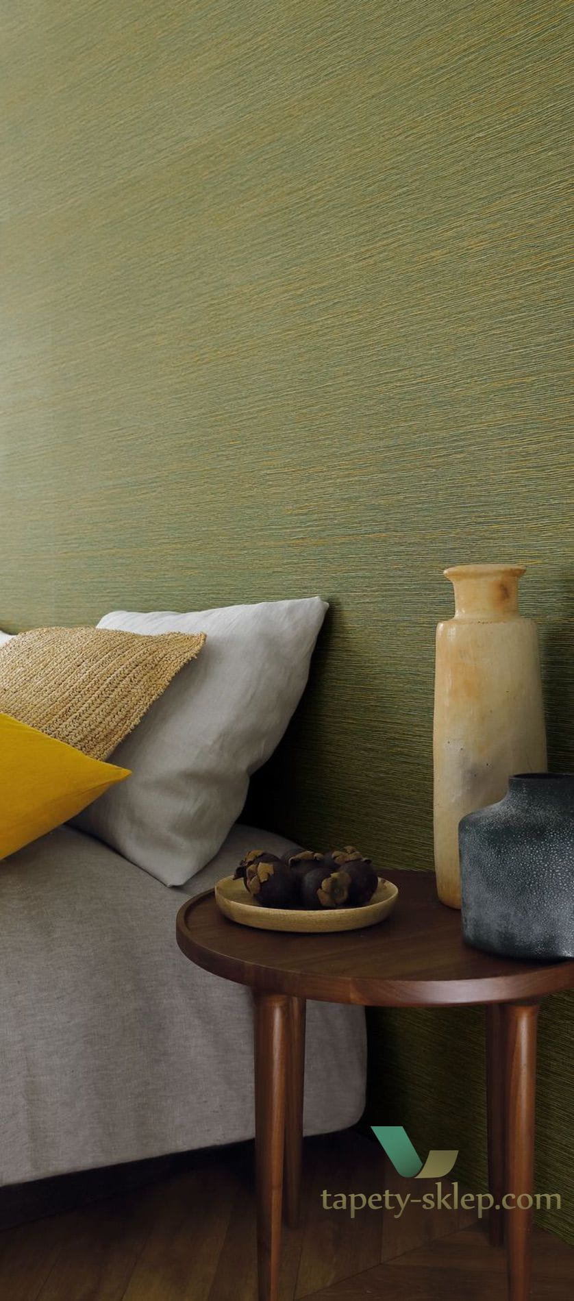 Tapeta płótno Casamance 74641528 Malacca Manille