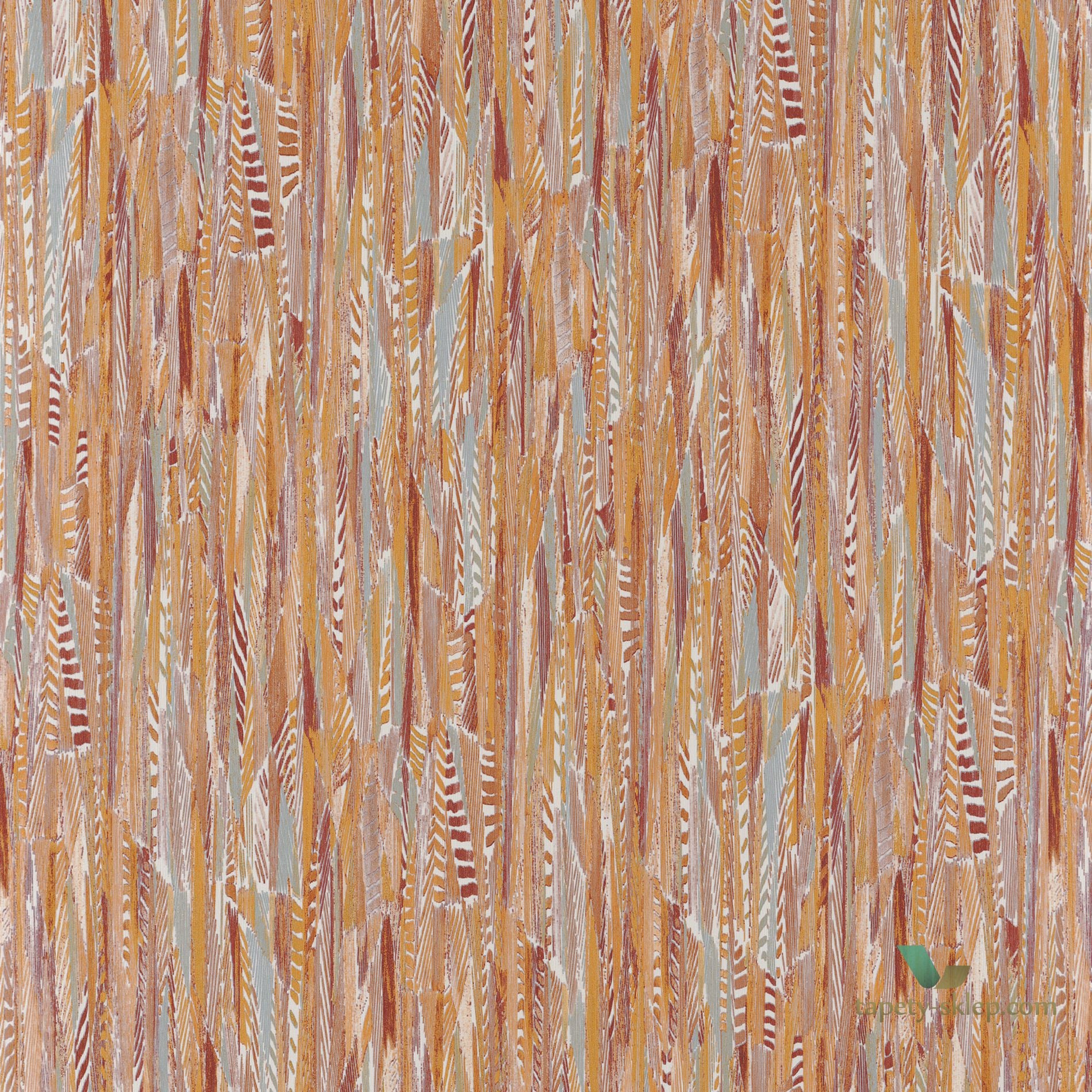 Tapeta pióra Casamance 74655064 Lahna Le Velours