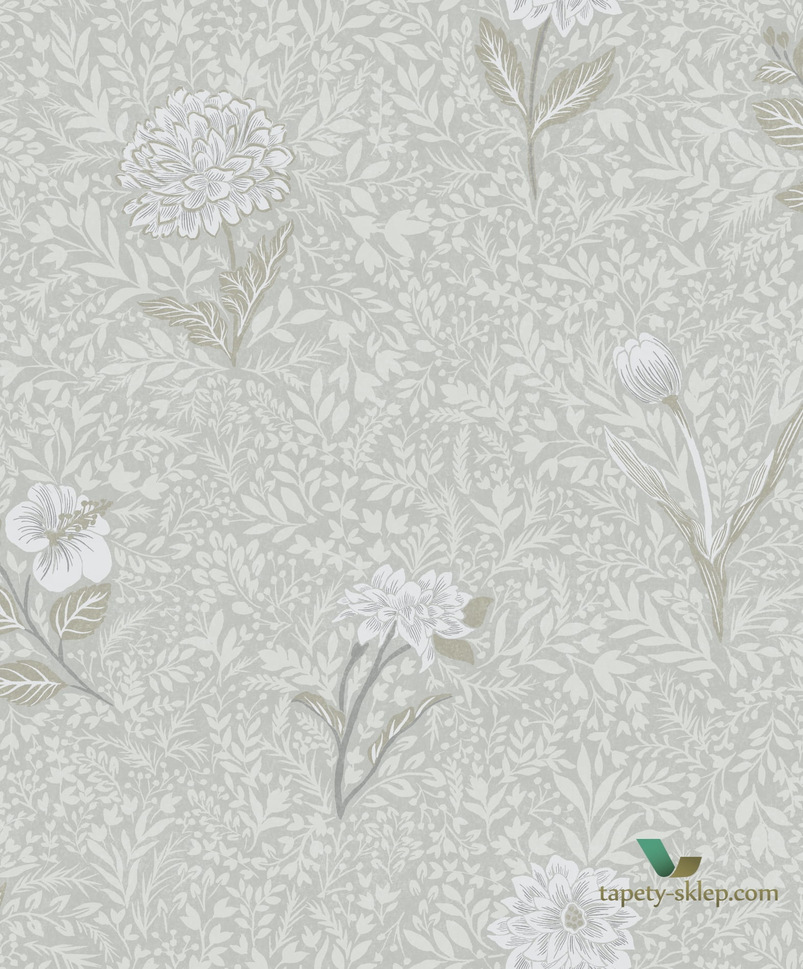 Tapeta roślinna OLI301 Dahlia Khroma Olivia