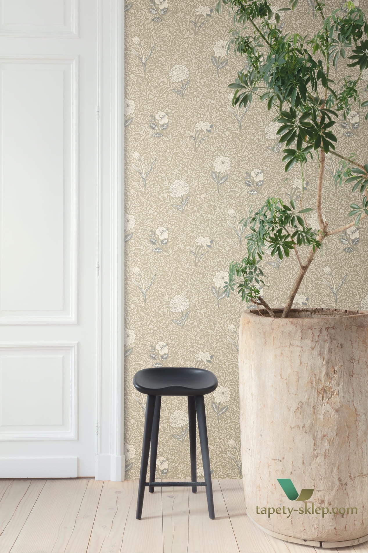 Tapeta roślinna OLI302 Dahlia Khroma Olivia
