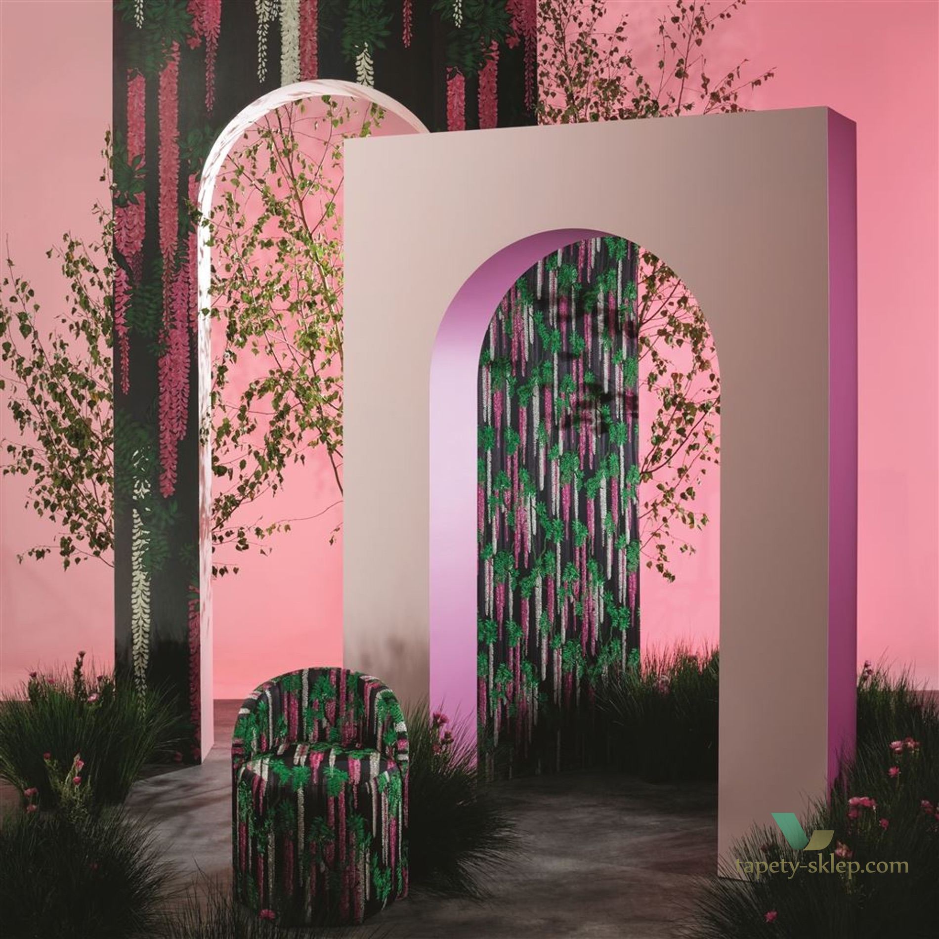 Tkanina Christian Lacroix FCL7053/01 Wisteria Alba L'odyssée