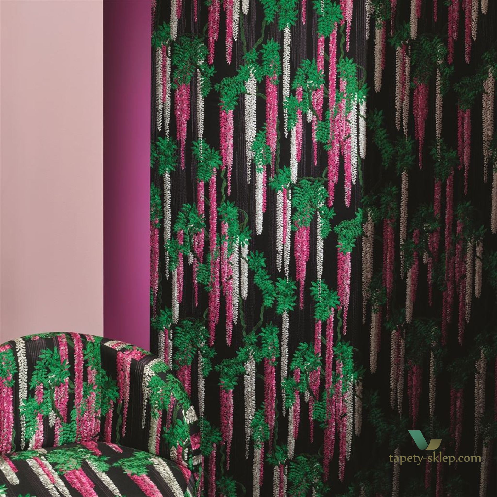 Tkanina Christian Lacroix FCL7053/01 Wisteria Alba L'odyssée