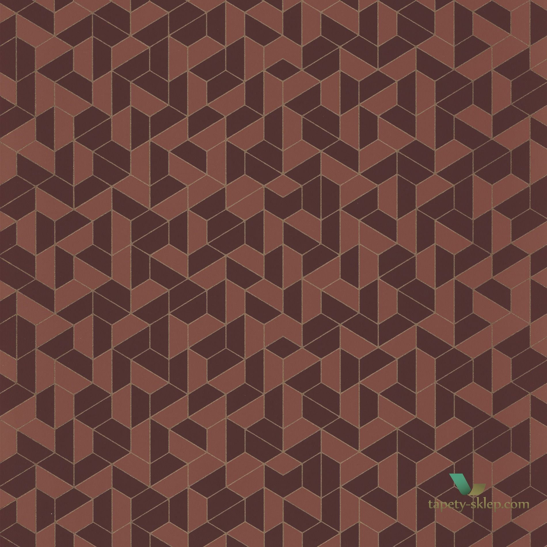 Tapeta geometryczna mozaika Casamance 74580306 Mosaic Delta