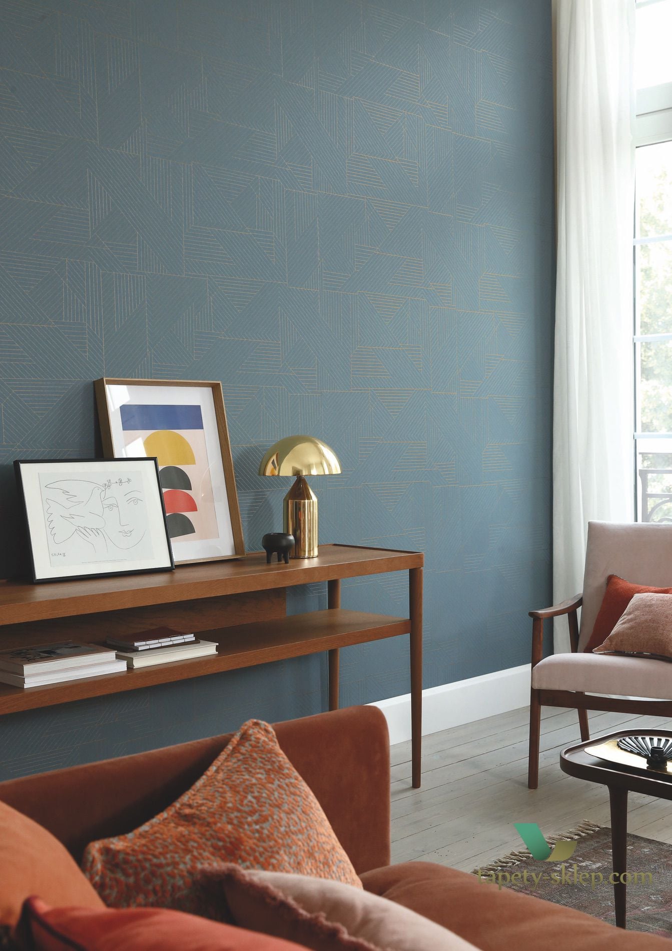 Tapeta linie Casamance 74621834 Prisme Delta