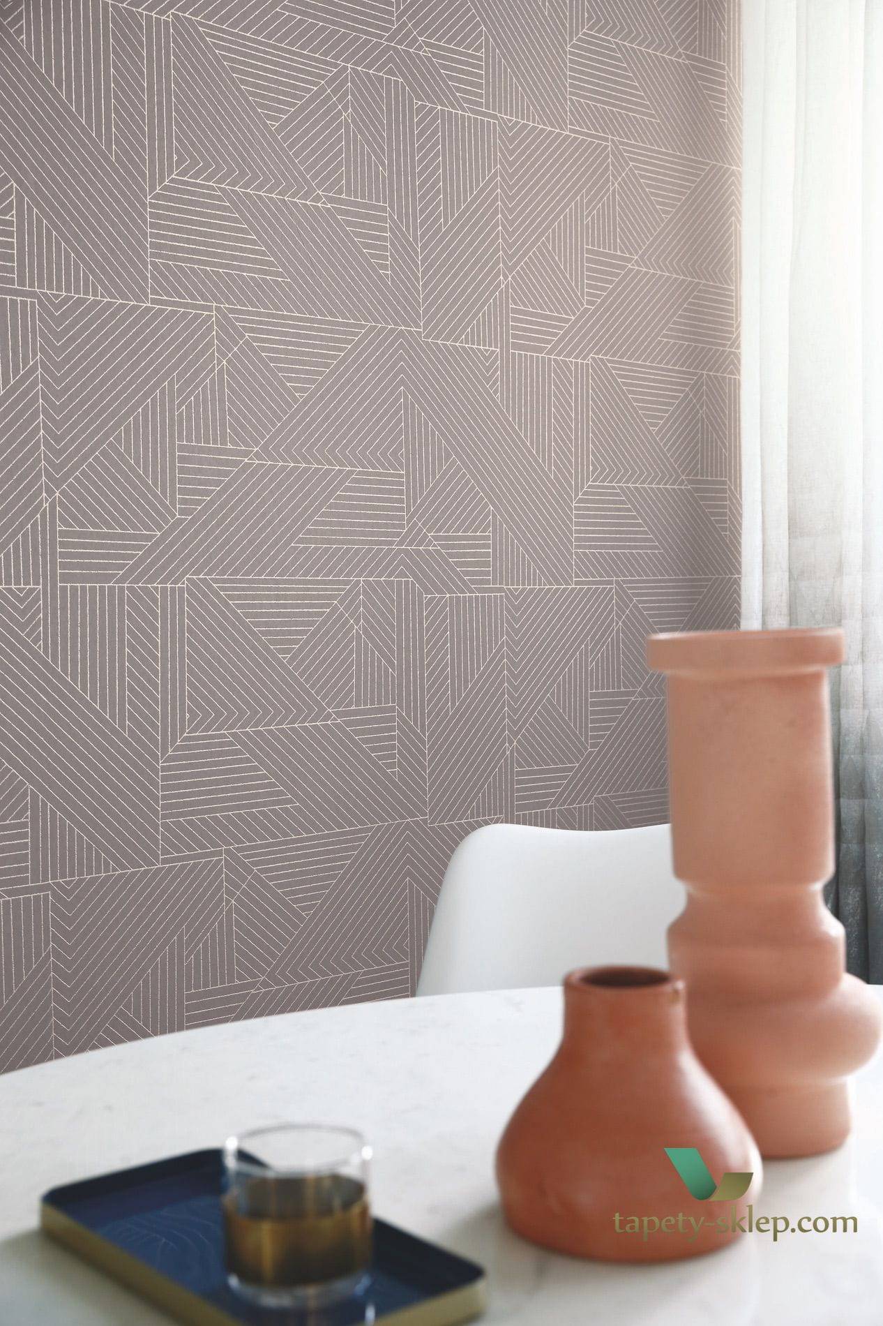 Tapeta linie Casamance 74621936 Prisme Delta