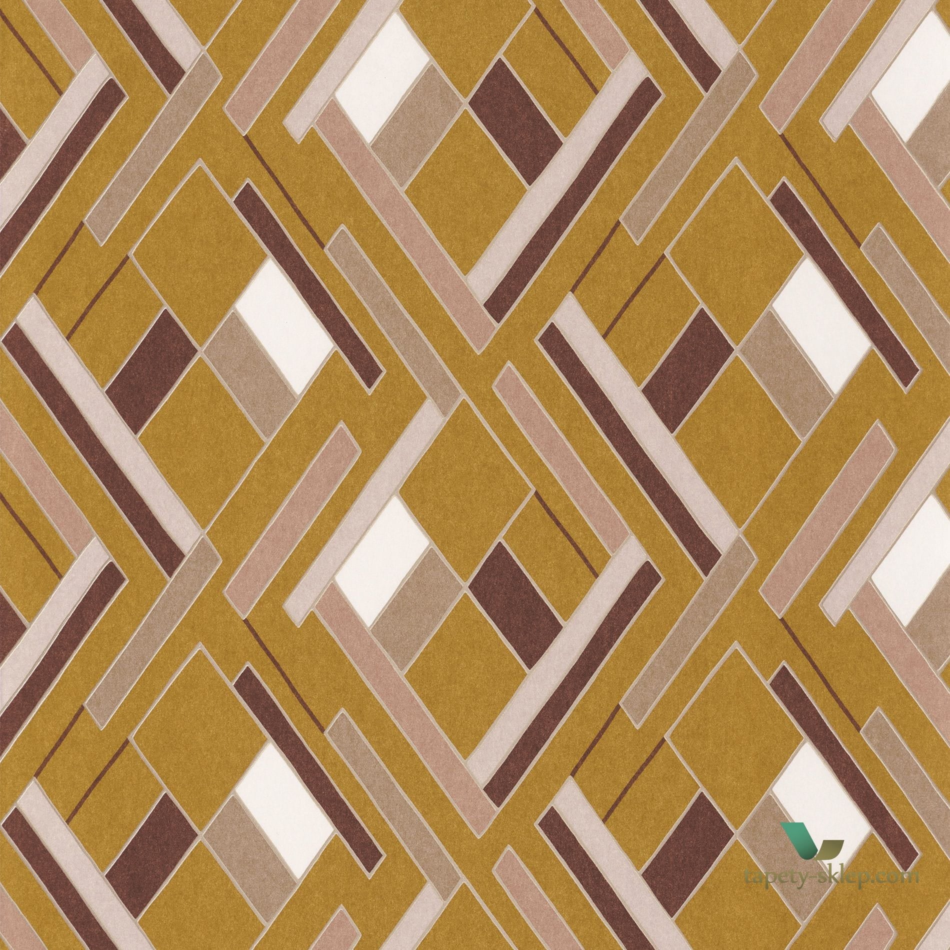 Tapeta geometryczna Casamance 74632445 Shapes Delta