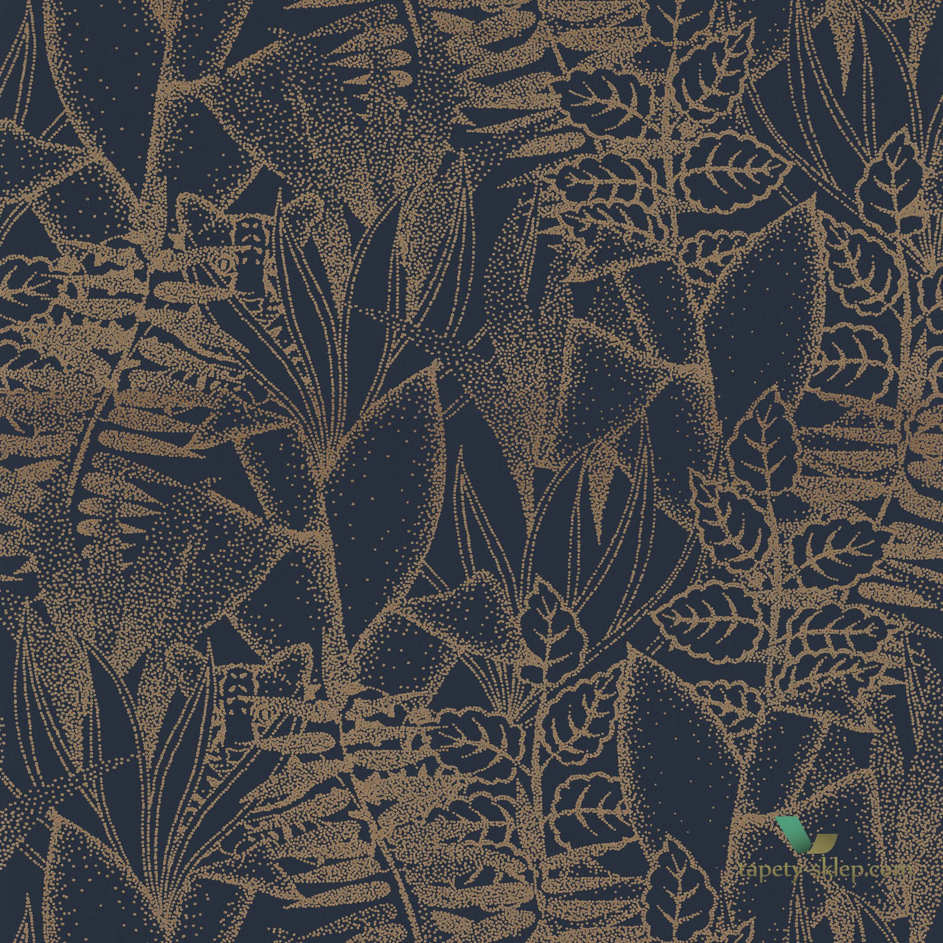 Tapeta w tropikalne liście Casamance 74710814 Altaica Orphee