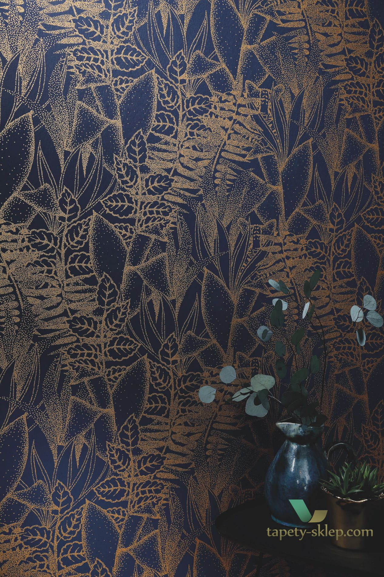 Tapeta w tropikalne liście Casamance 74710814 Altaica Orphee