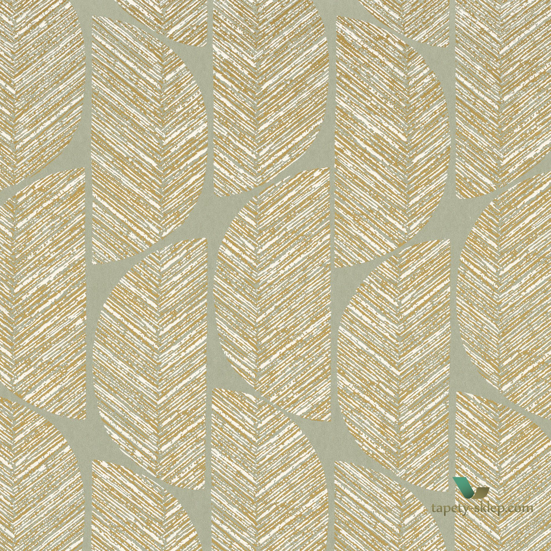 Tapeta z nowoczesnym wzorem Casamance 74721122 Abelia Orphee
