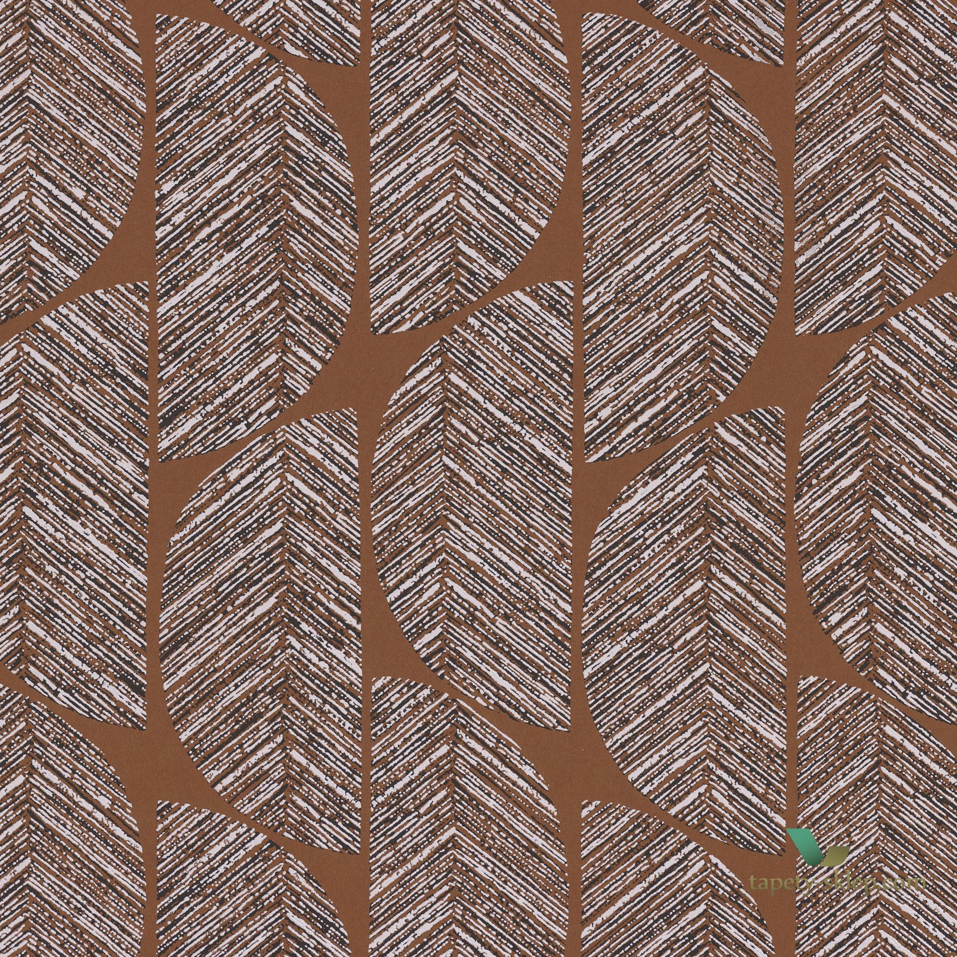 Tapeta z nowoczesnym wzorem Casamance 74721224 Abelia Orphee