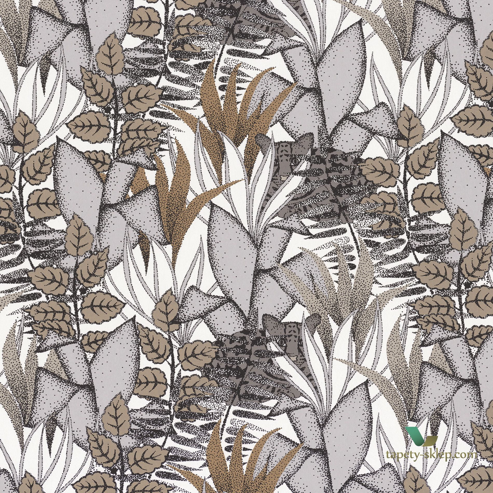 Tapeta dżungla Casamance 74731530 Tigris Orphee