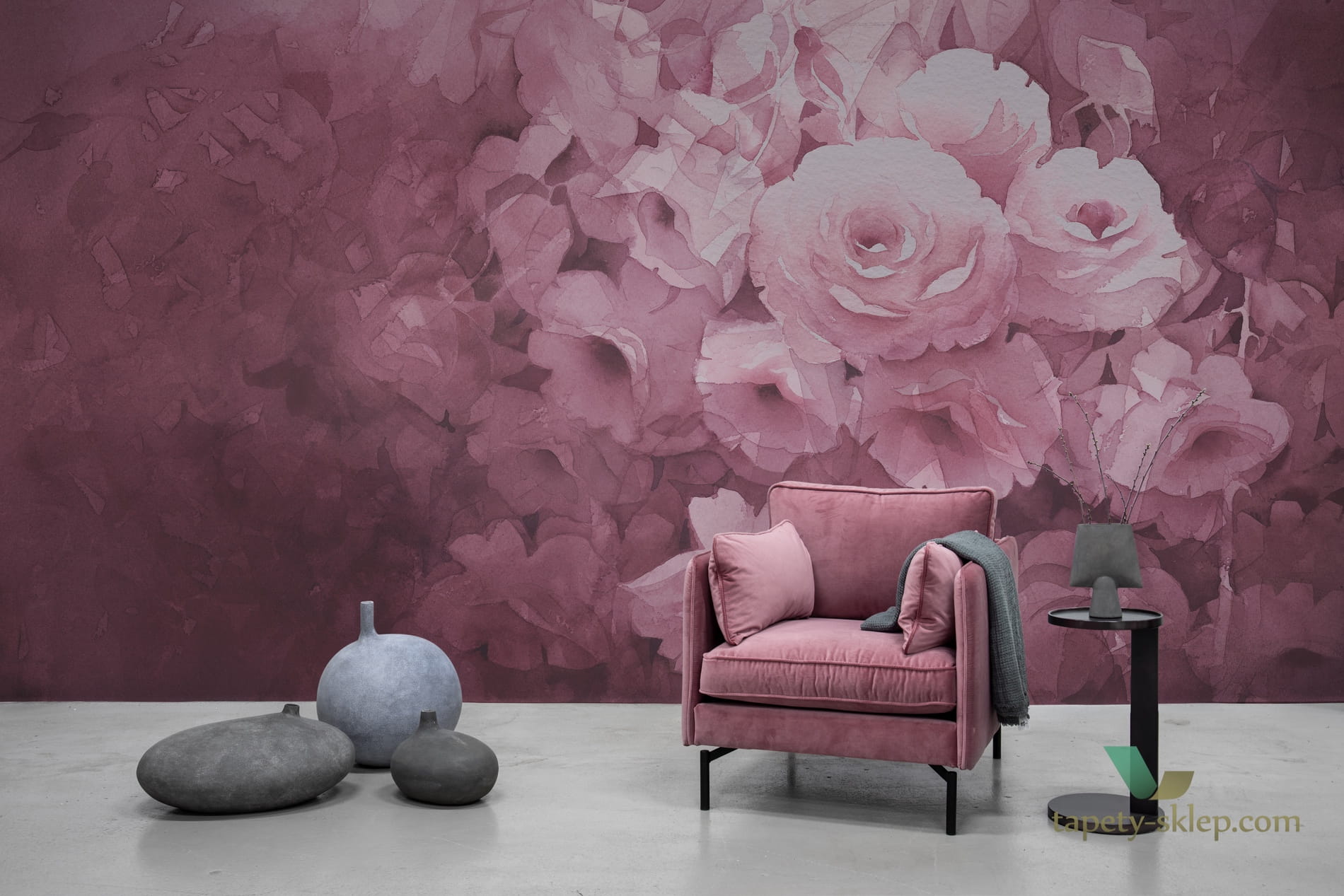 Tapeta Rebel Walls R17071 Harmony Fuchsia 20.1 Re:Create