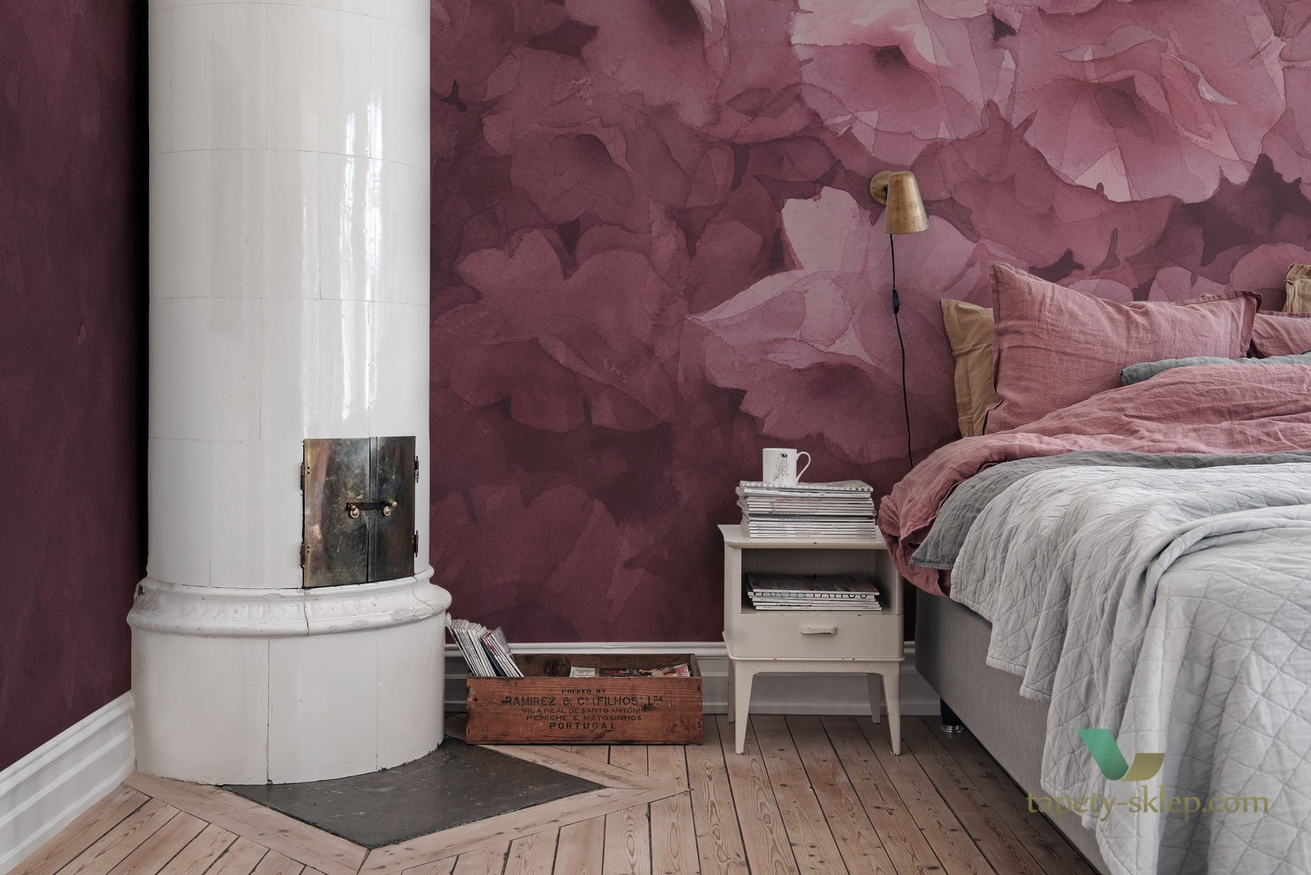 Tapeta Rebel Walls R17071 Harmony Fuchsia 20.1 Re:Create