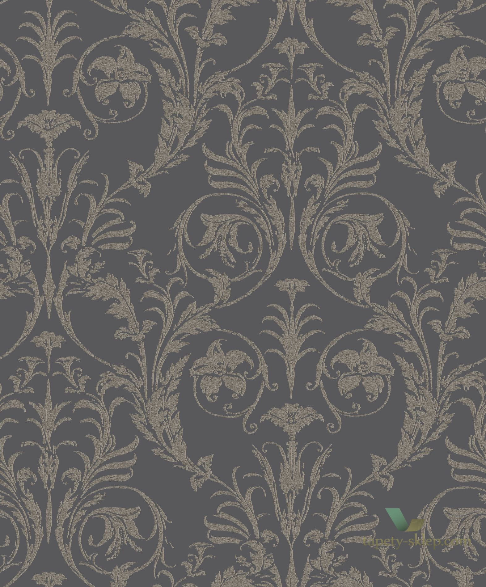 Tapeta z ornamentowym wzorem Casadeco MTSE86029511 Montsegur