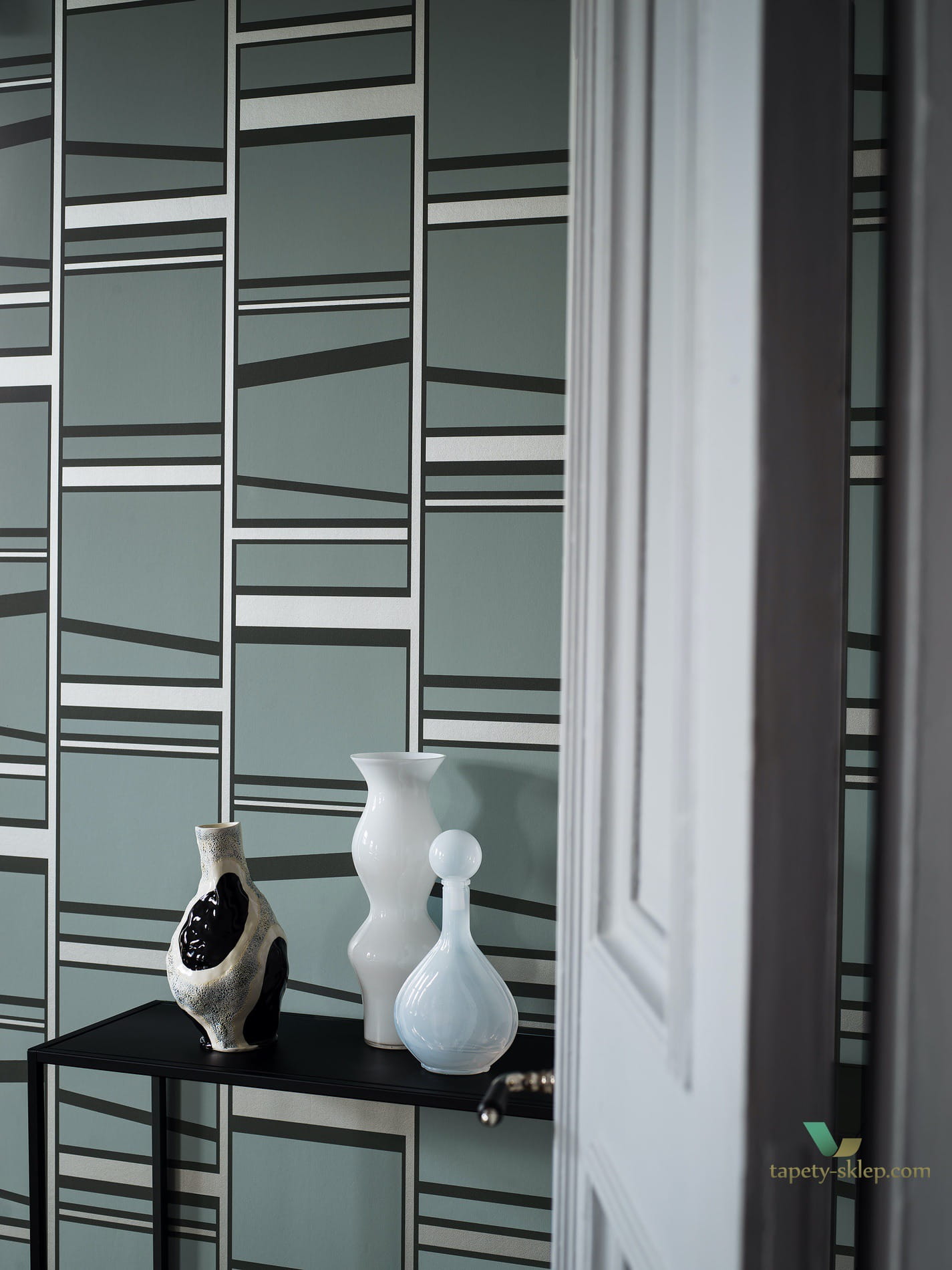 Tapeta z geometrycznym wzorem z geometrycznym wzorem Boras 3053 Madison The Apartment