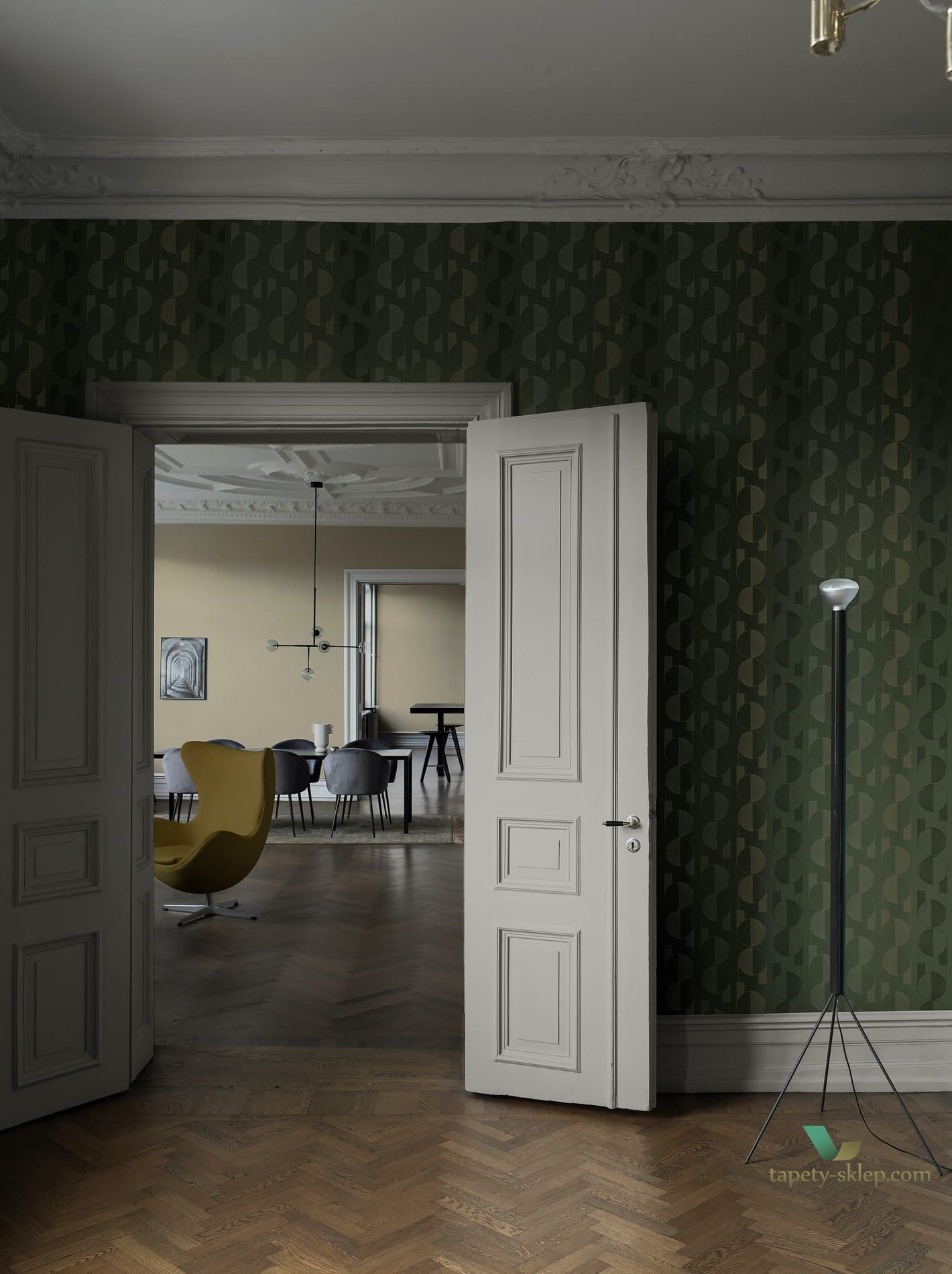 Tapeta w stylu retro Boras 3081 Casablanca The Apartment